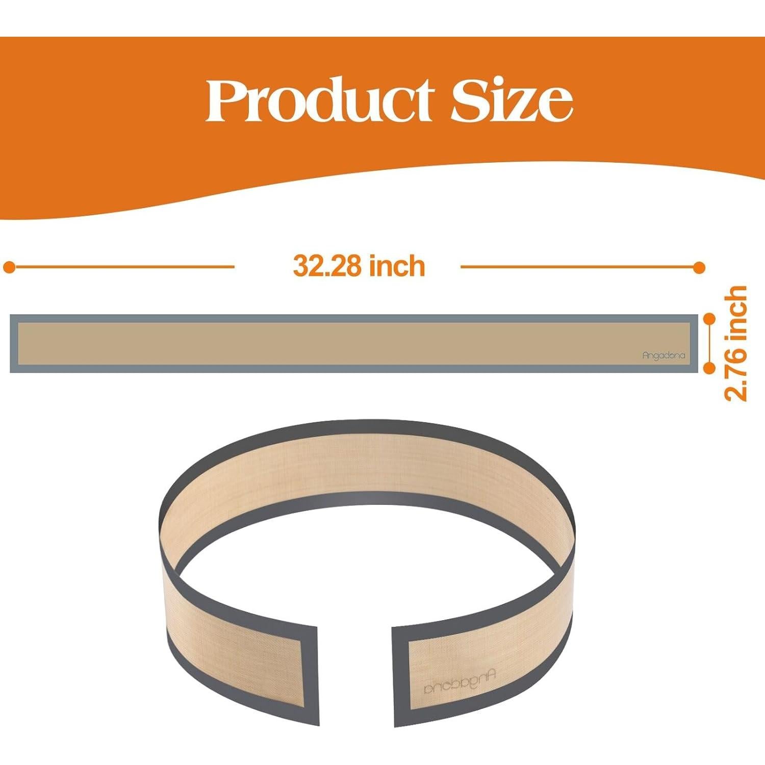 Alfombrilla de Silicona Antiadherente Angadona 82 cm - 2 Piezas