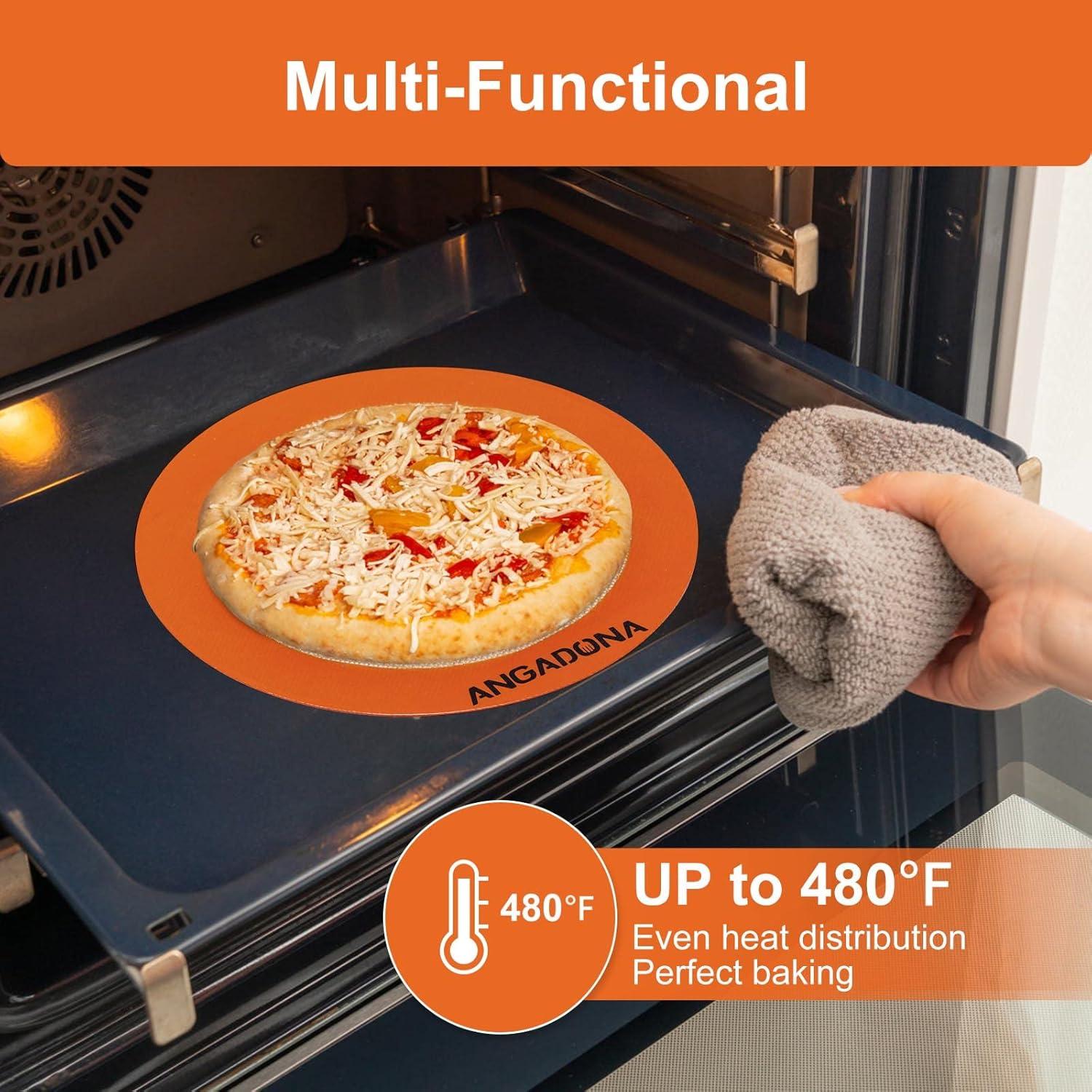 Juego de Tapetes de Silicona Angadona para Hornear 4 Piezas