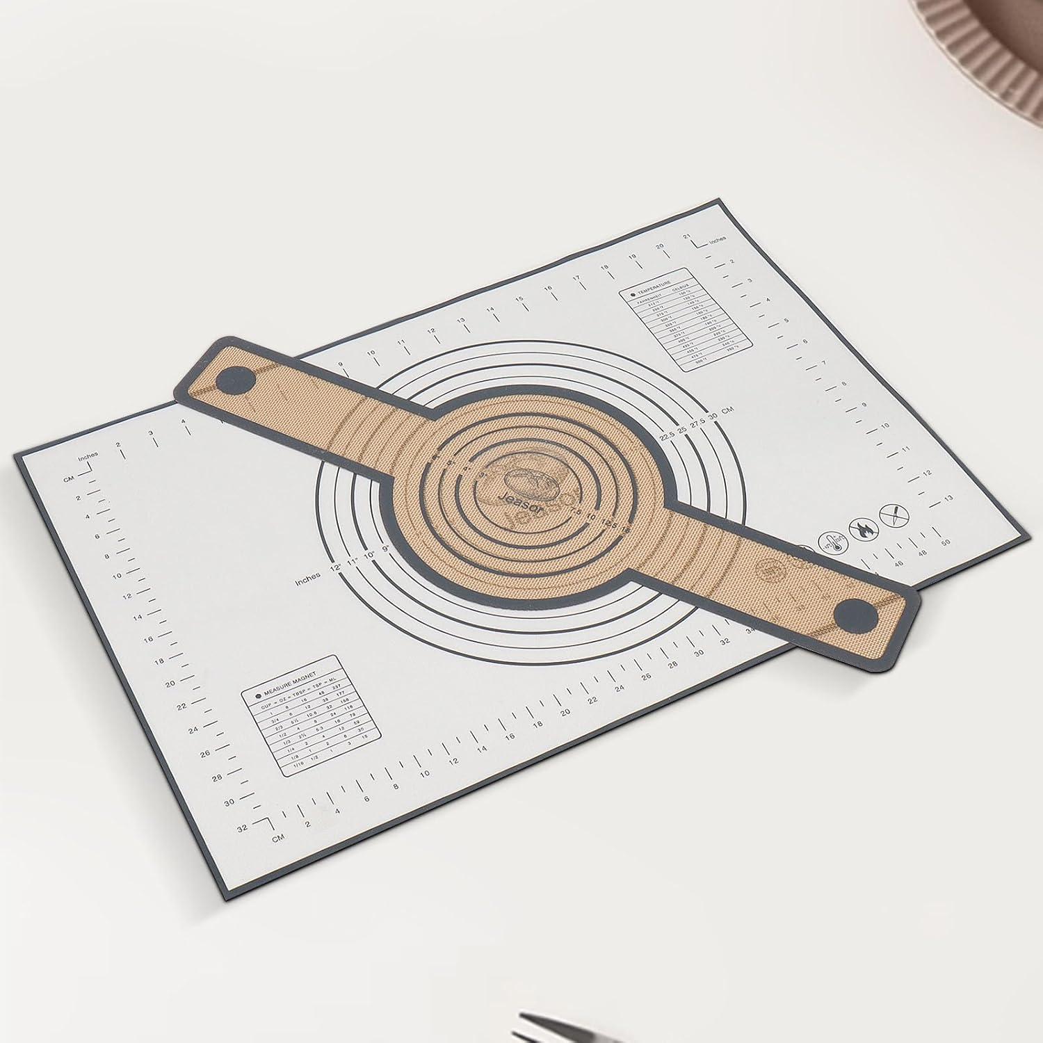 Juego de 3 Tapetes de Silicona para Hornear Jeasor 60x40cm