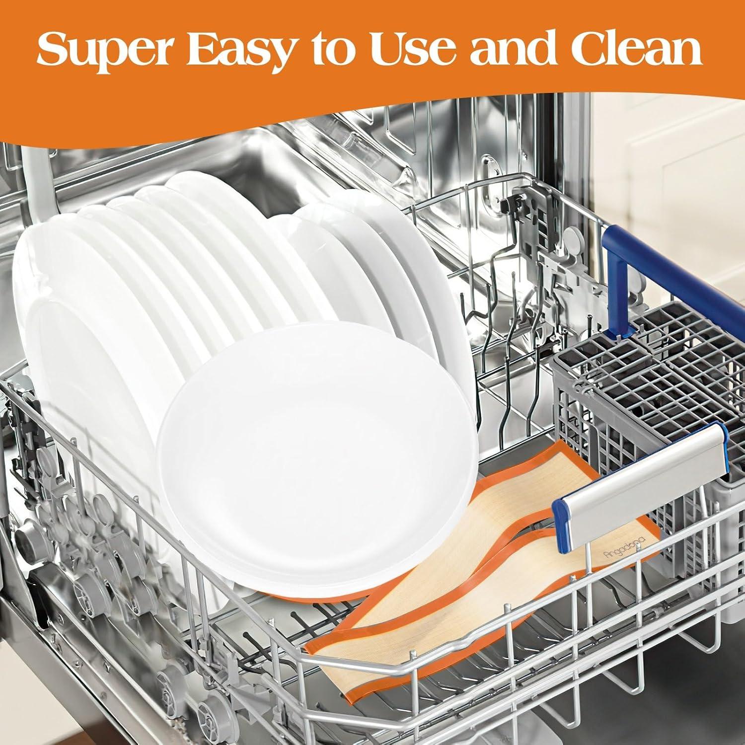 Alfombrilla de Silicona Antiadherente Angadona 2 Piezas 82x7 cm