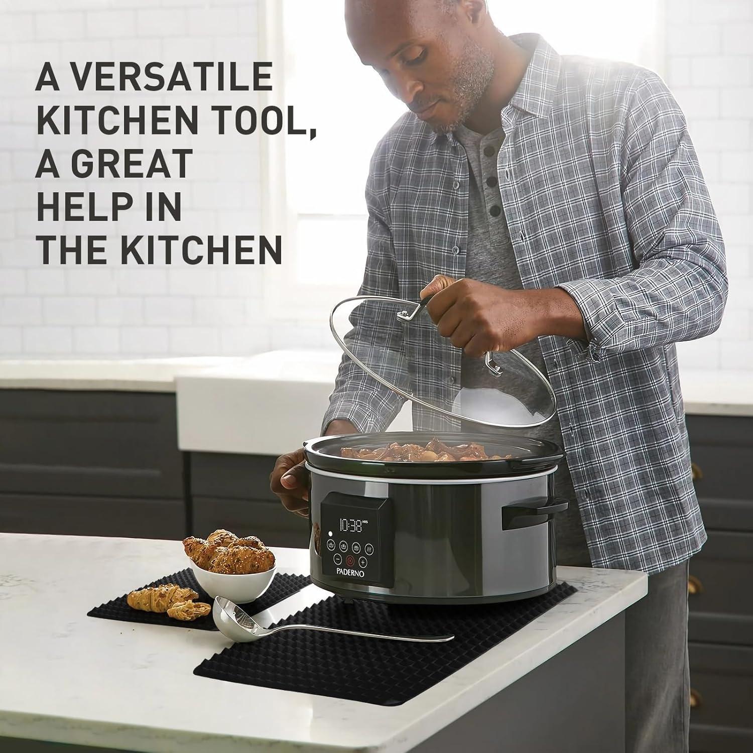 Hojas de Silicona para Horno VEASAERS 2 Paquete 40.64x27.94cm