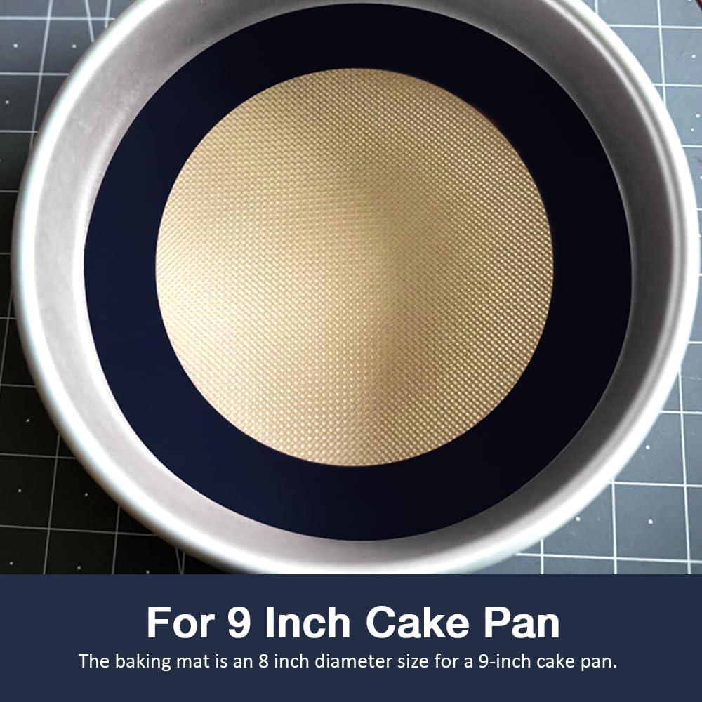 Juego de 3 Tapetes de Silicona Redondos Eolilim 20.3 cm