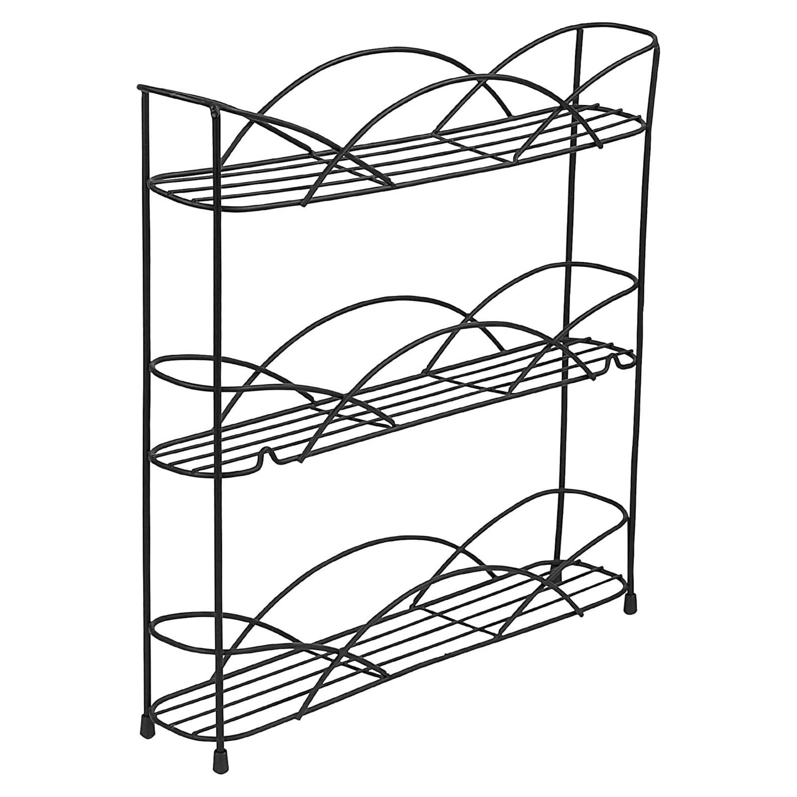 Organizador de Especias de 3 Niveles Spectrum Negro