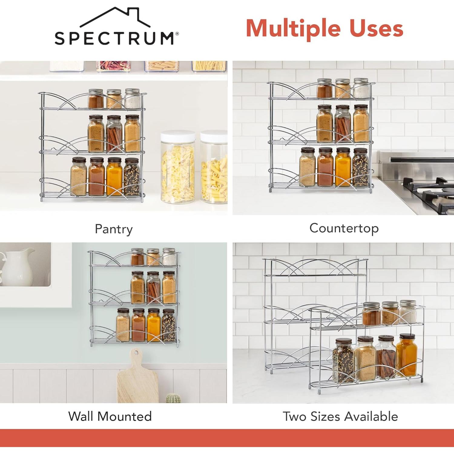 Organizador de Especias de 3 Niveles Spectrum Negro