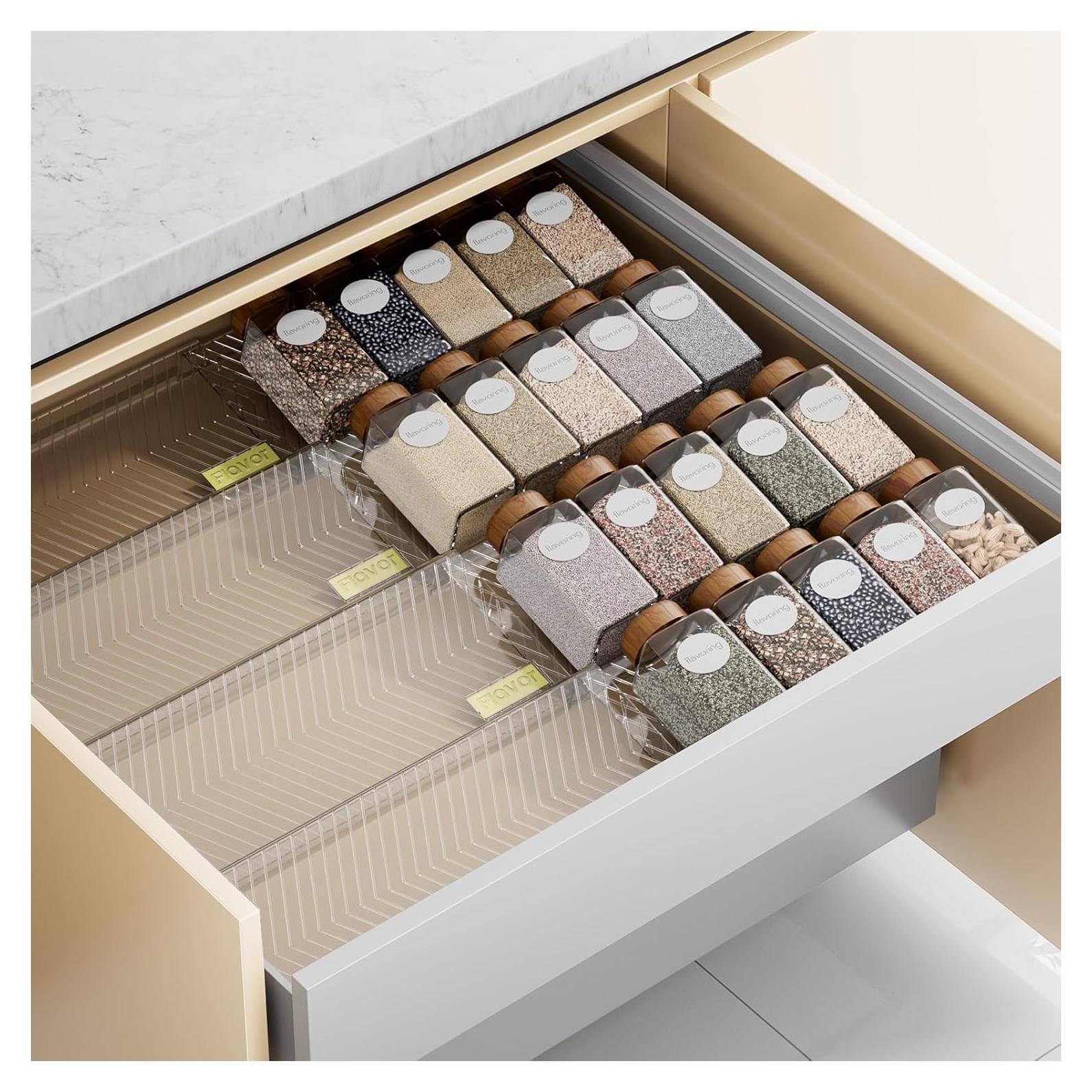 Organizador de Cajón de Especias PanPanPal Expandible 28-56 cm