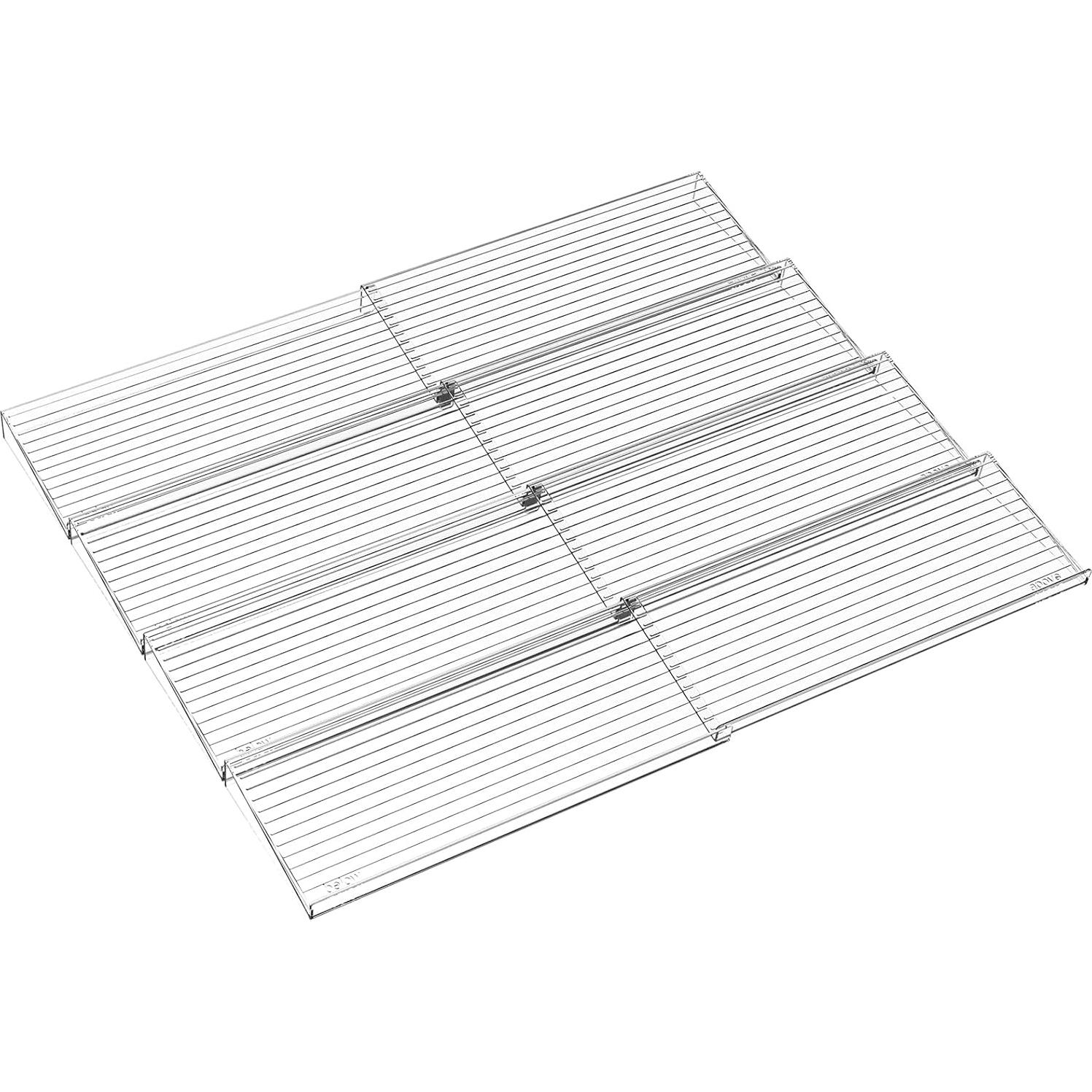 Organizador de Especias de Cajón Yieach 4 Niveles Expandible