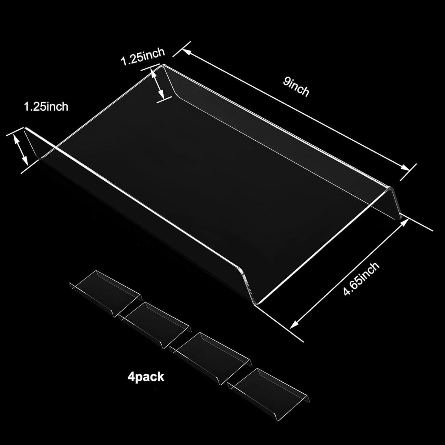 Estante de Especias Acrílico COXWANG 4 Niveles 22.86 cm
