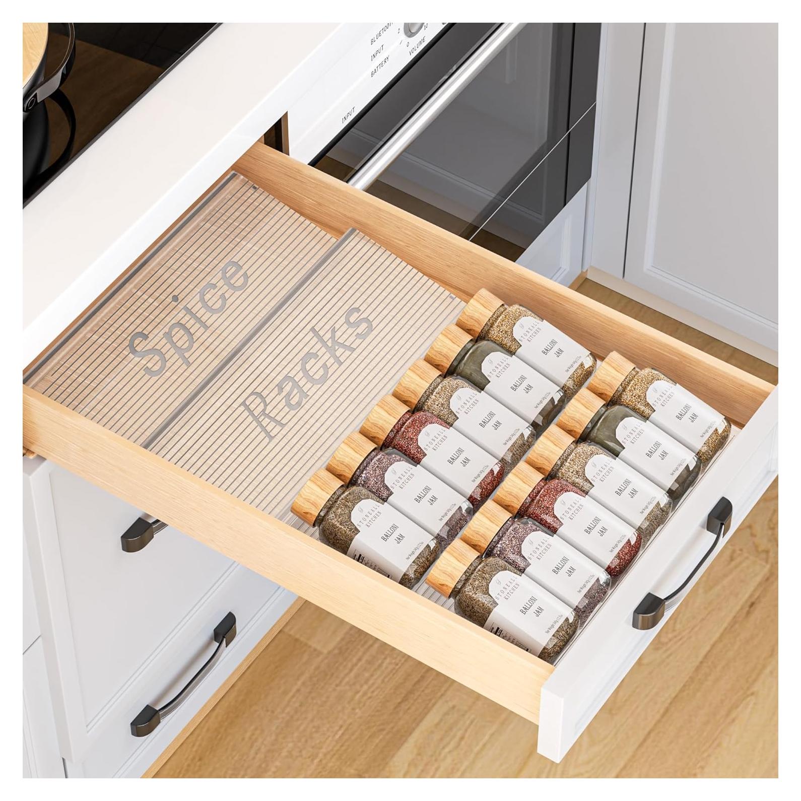 Organizador de Cajones de Especias PanPanPal 2 Niveles Expandible
