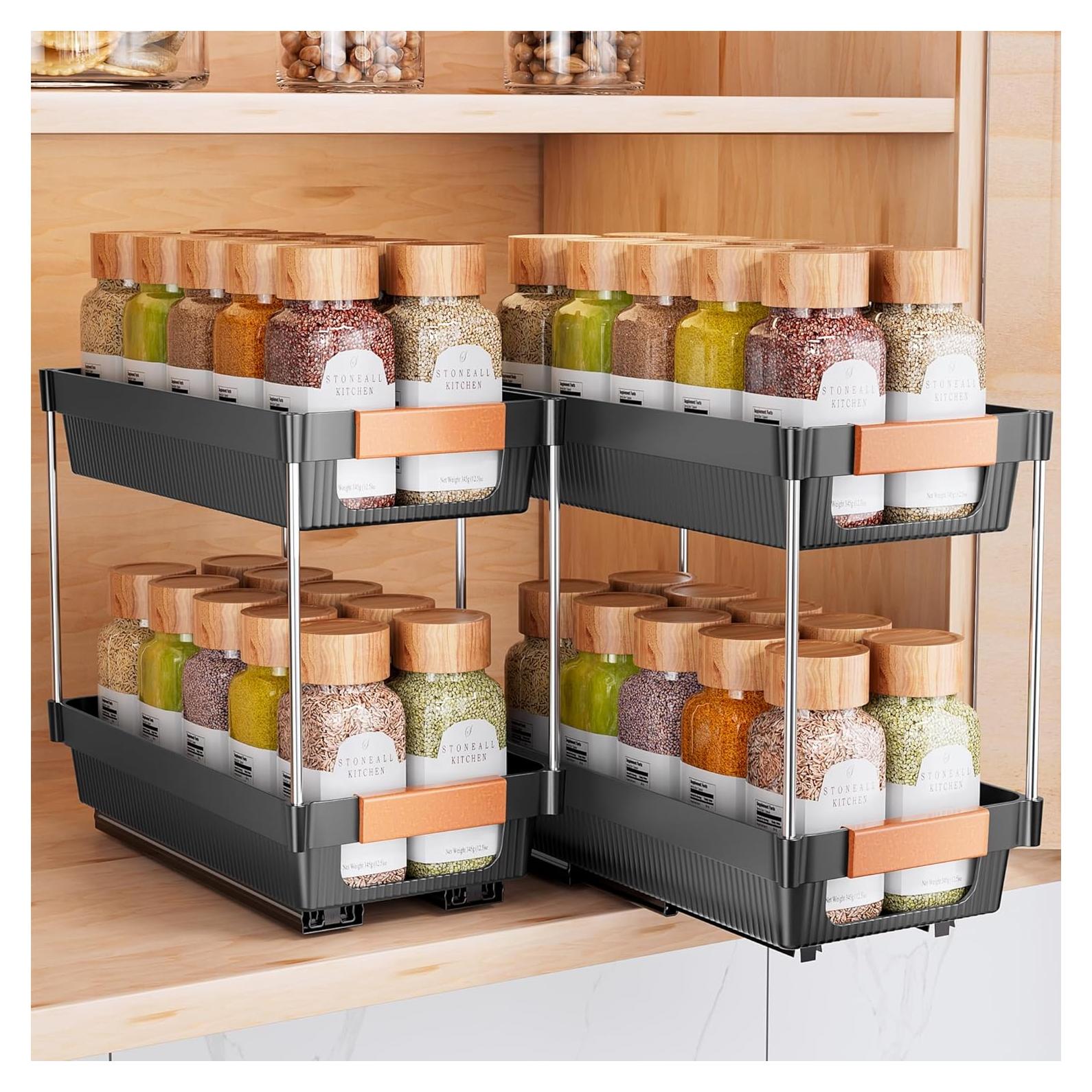 Organizador de Especias Extraíble Delamu 2 Niveles 31.75 cm