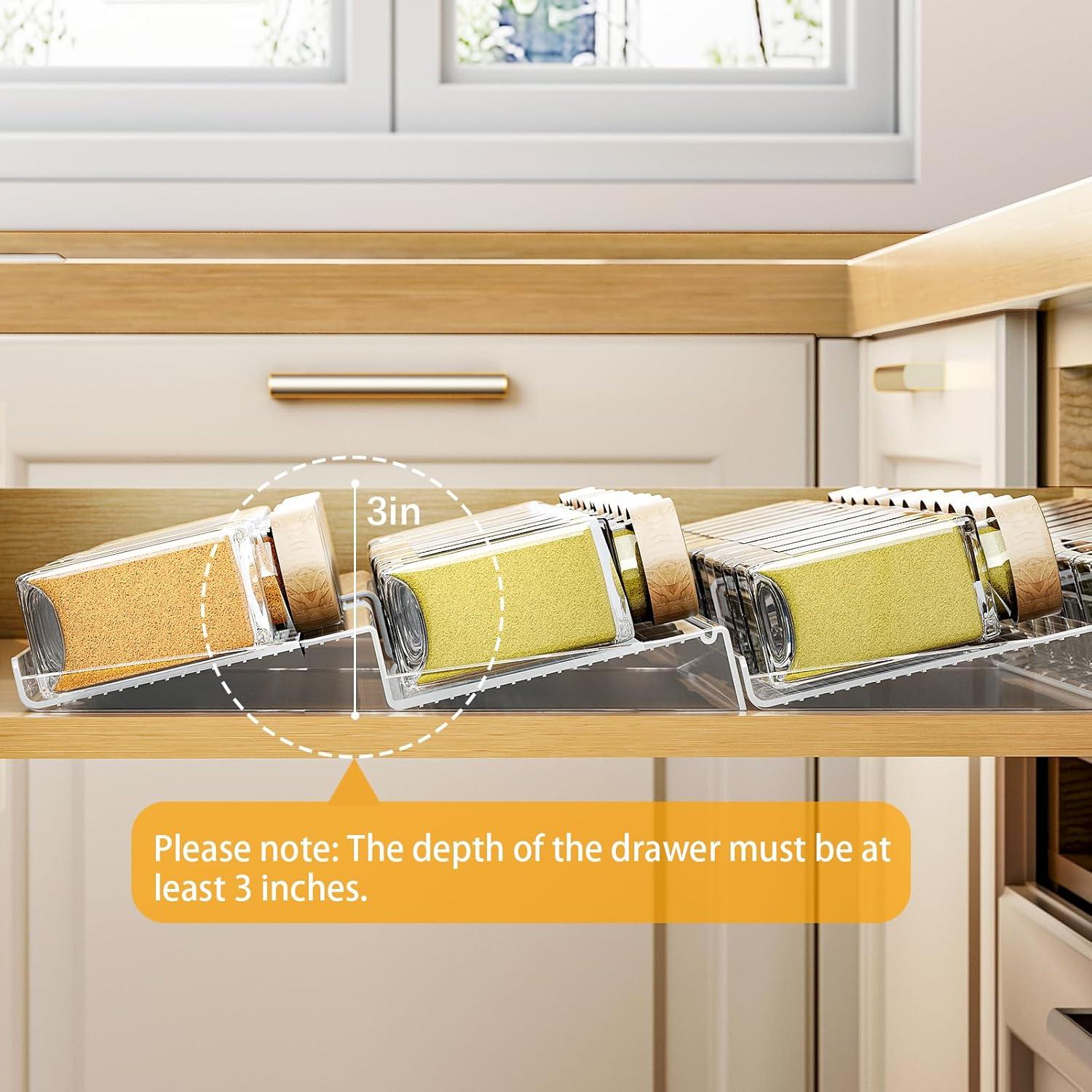 Organizador de Cajón para Especias Pantasia 2 Niveles 4 Pcs