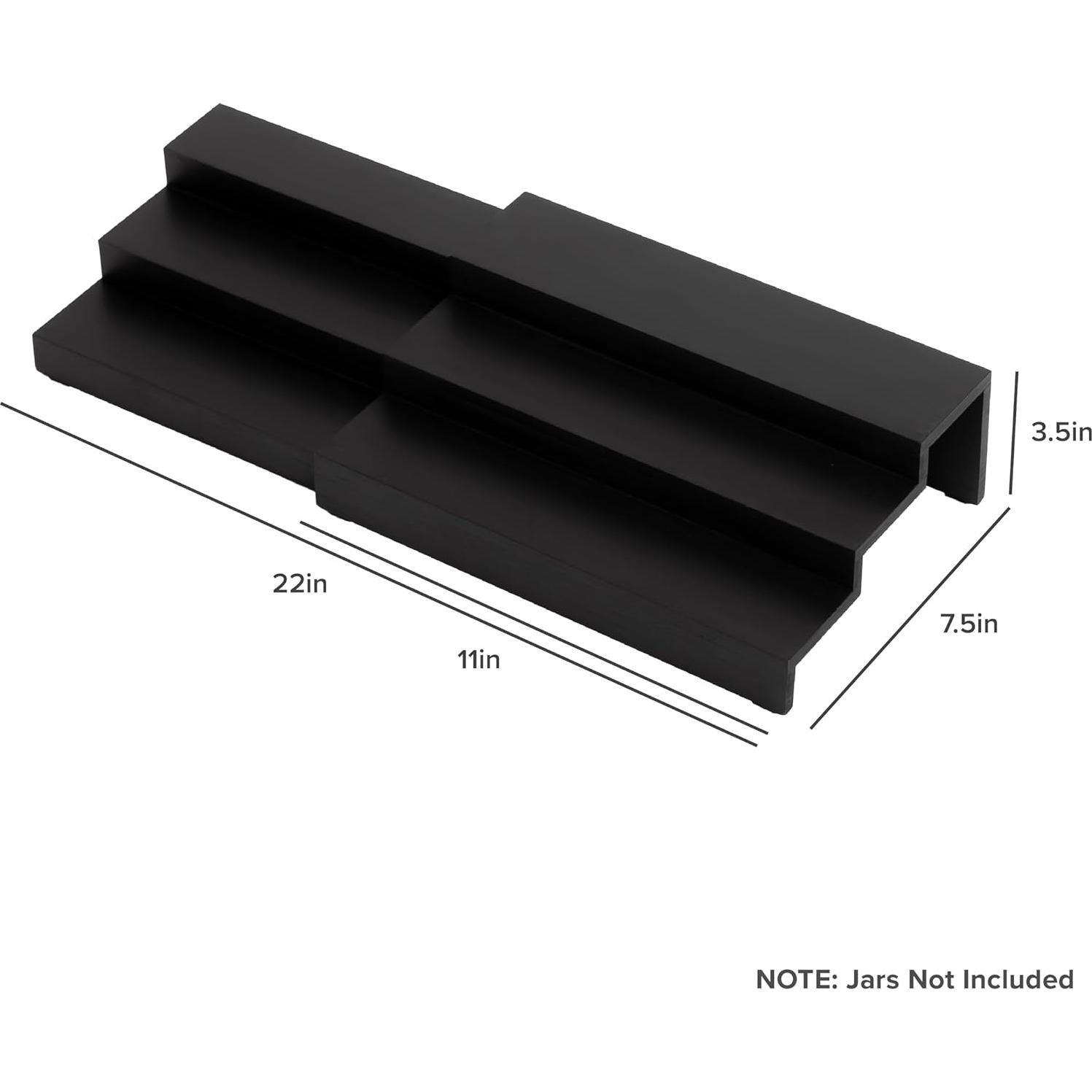 Organizador de especias expandible KitchenEdge 3 niveles 28-56 cm