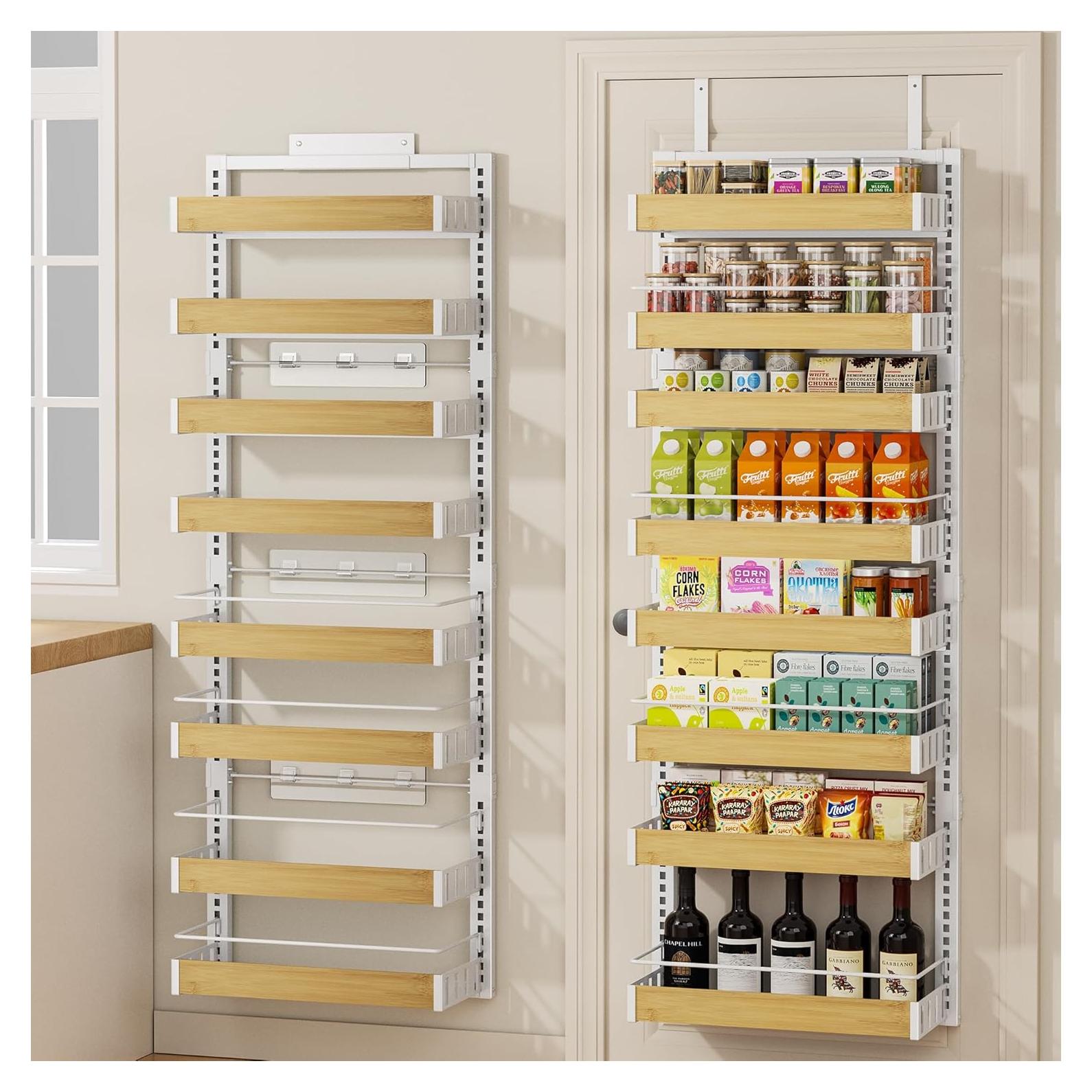 Organizador de despensa POKIPO 8 niveles blanco ajustable