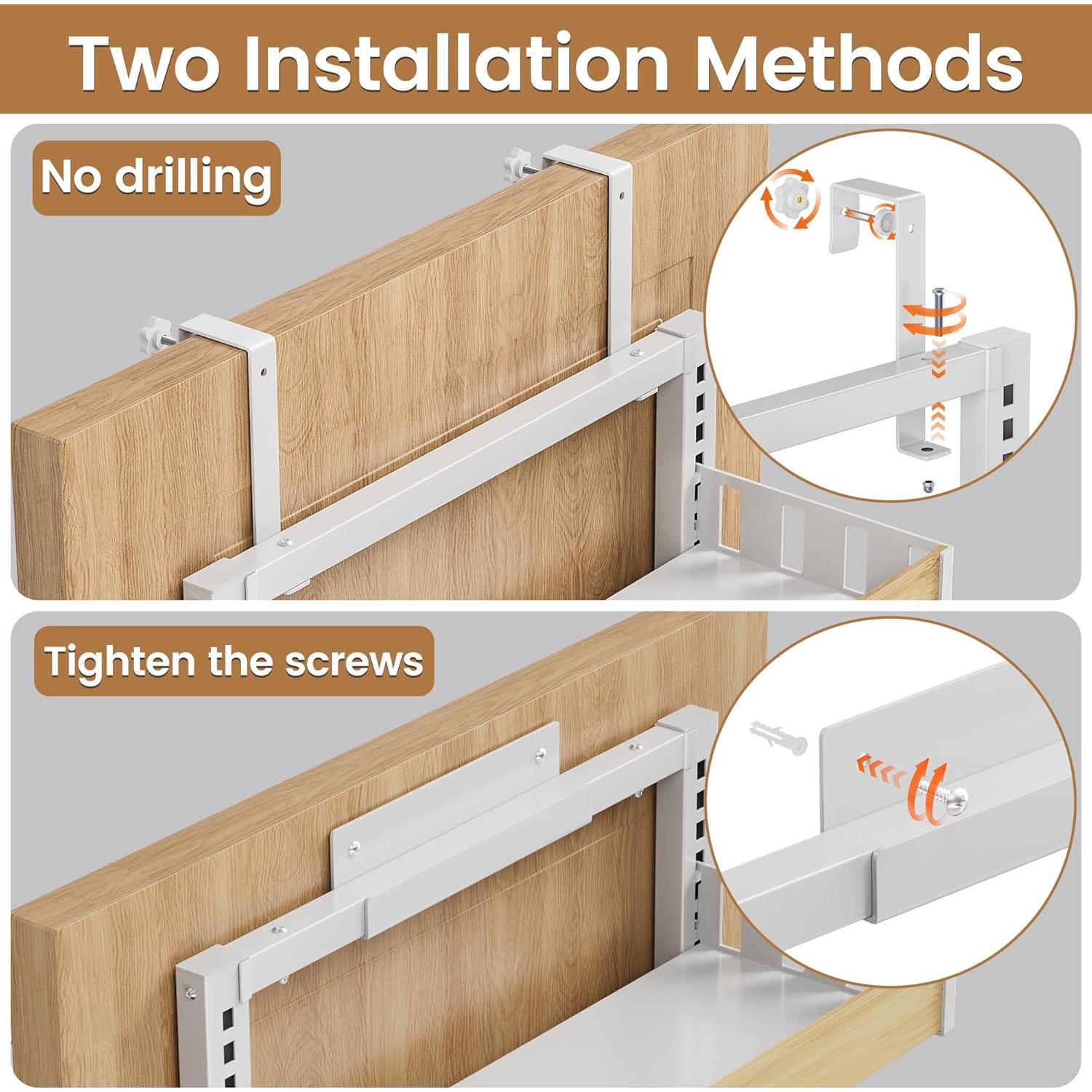 Organizador de despensa POKIPO 8 niveles blanco ajustable