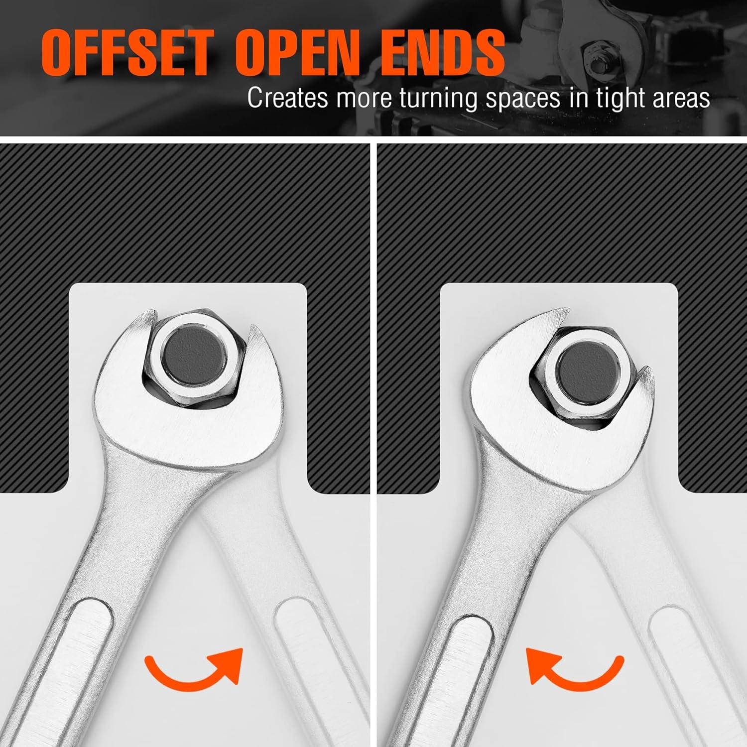 Juego de Llaves Combinadas ValueMax 20PCS Métrico y SAE