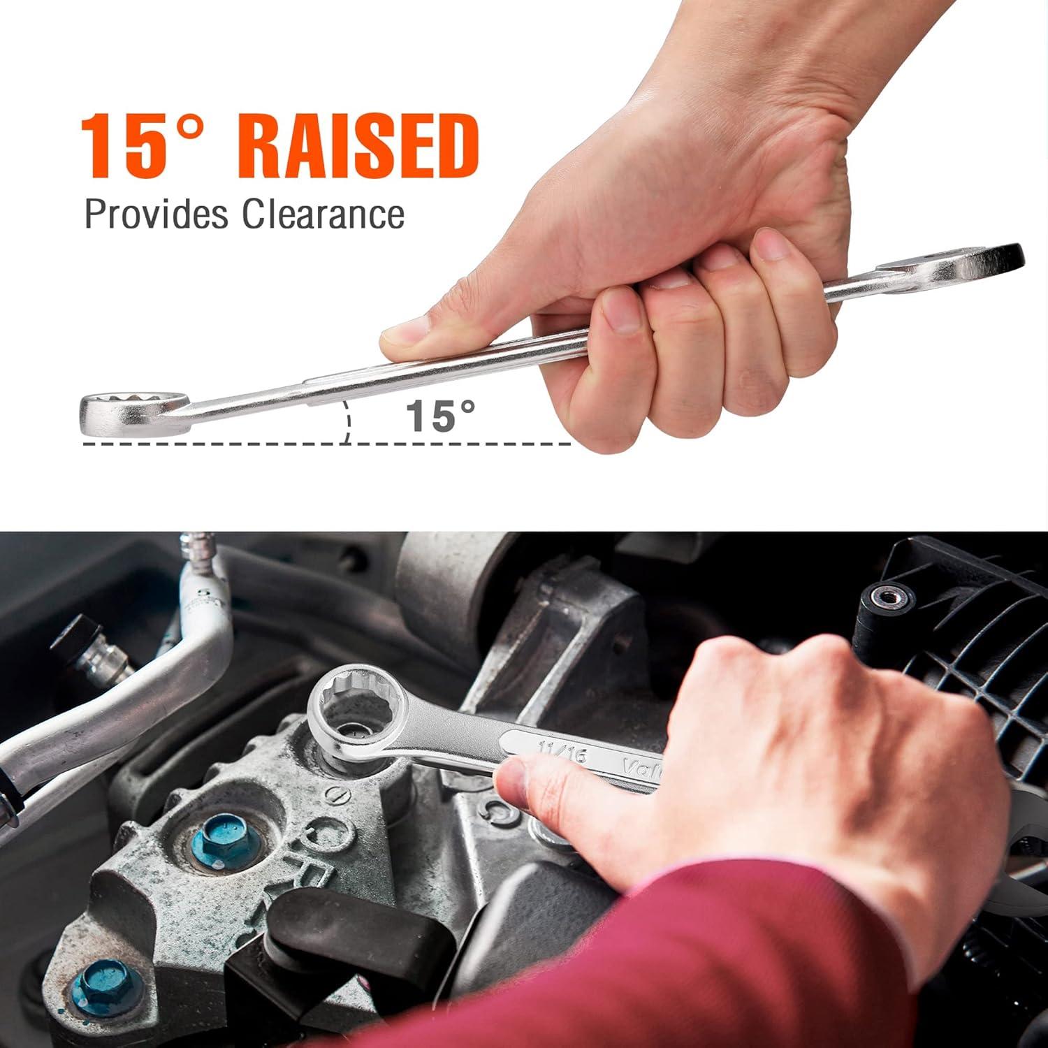 Juego de Llaves Combinadas ValueMax 20PCS Métrico y SAE