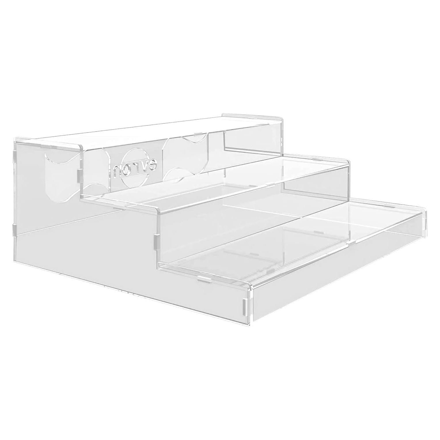 Estante de Especias Evron Acrílico Transparente 3 Niveles 26.67 cm