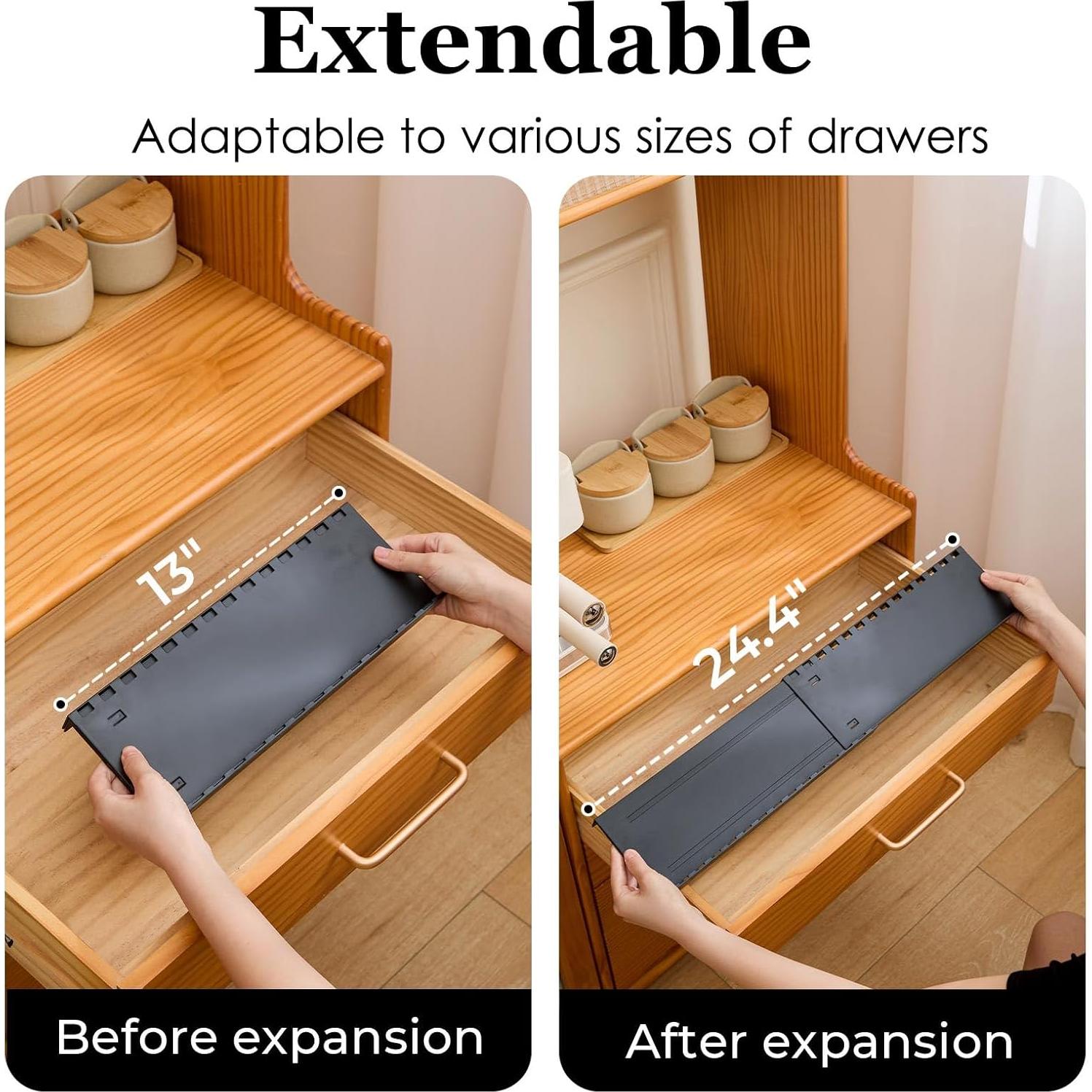 Organizador de Cajones para Especias Homhut - 4 Niveles Expandible