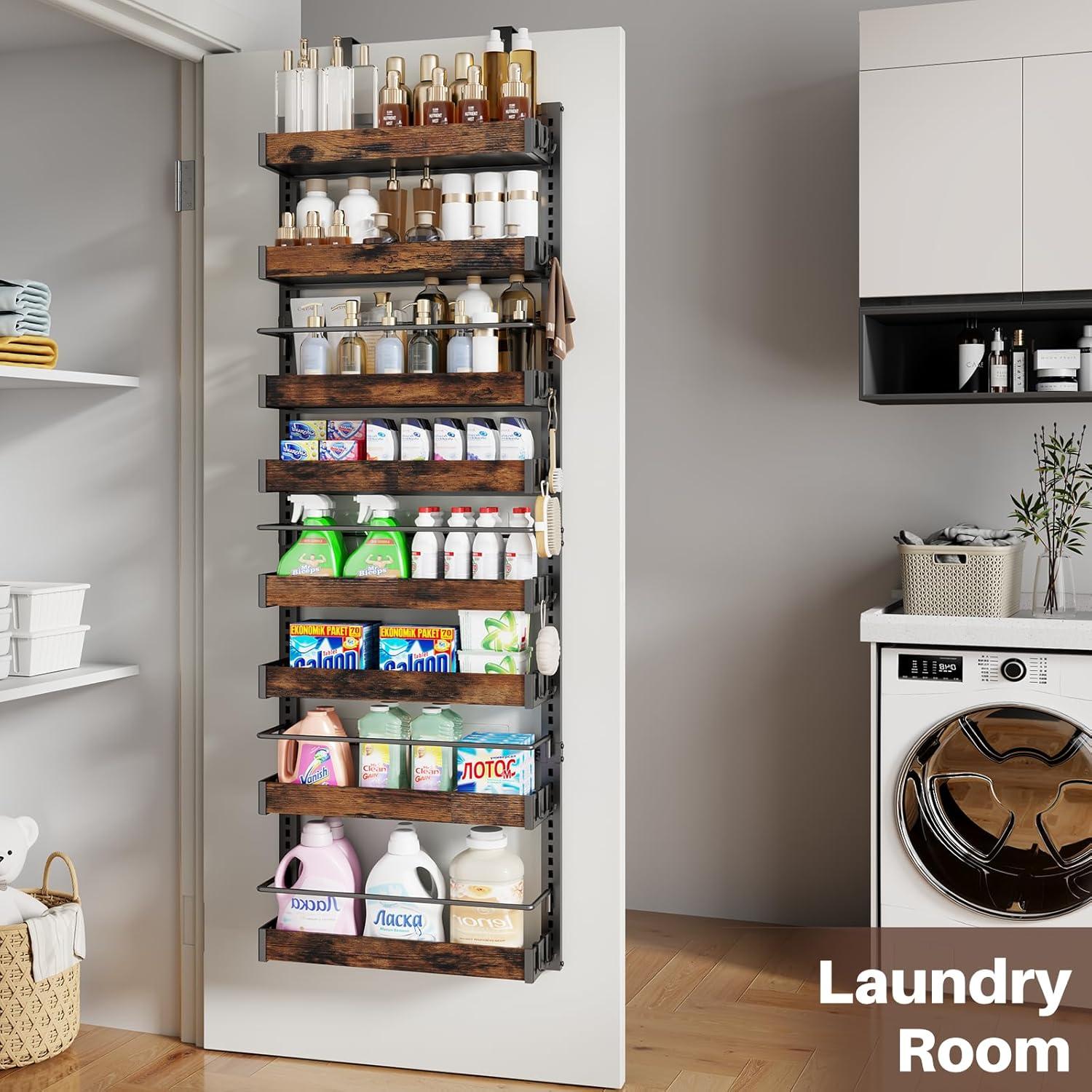 Organizador de despensa CUISIBOT 8 niveles negro ajustable