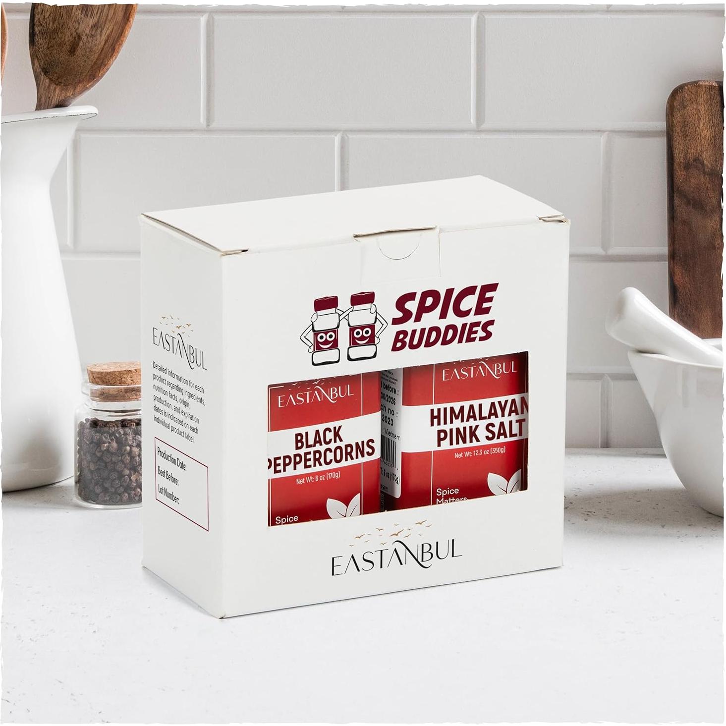 Relleno de Sal Rosa del Himalaya y Pimienta Negra Eastanbul 518g