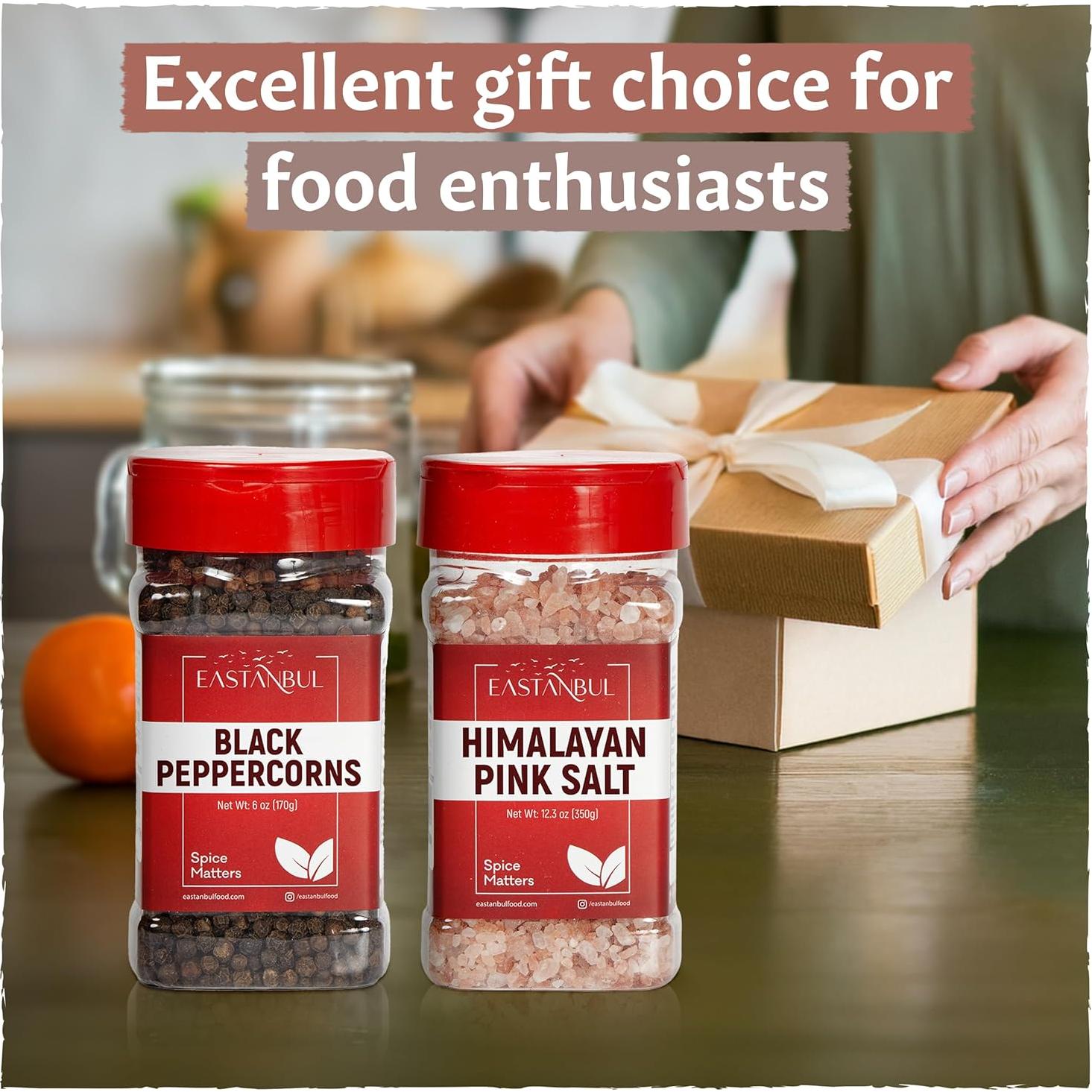 Relleno de Sal Rosa del Himalaya y Pimienta Negra Eastanbul 518g