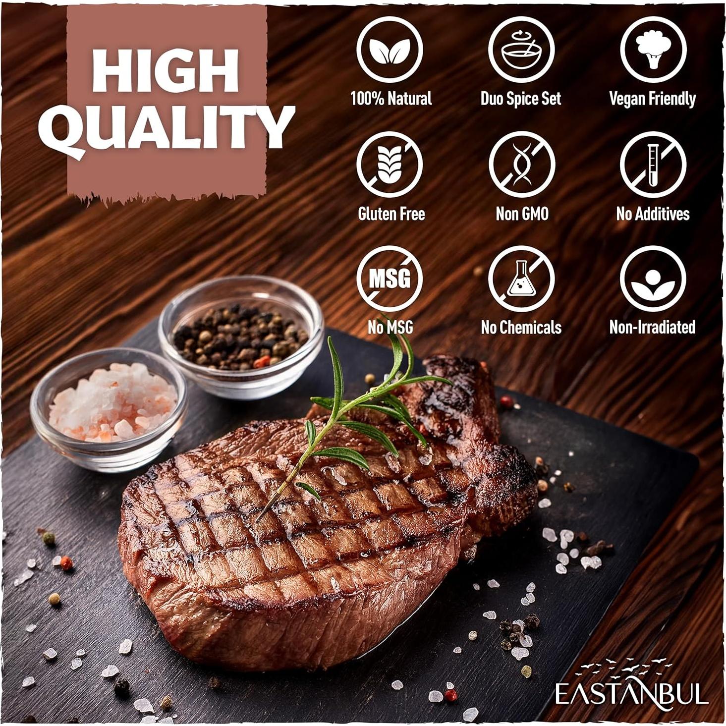 Relleno de Sal Rosa del Himalaya y Pimienta Negra Eastanbul 518g