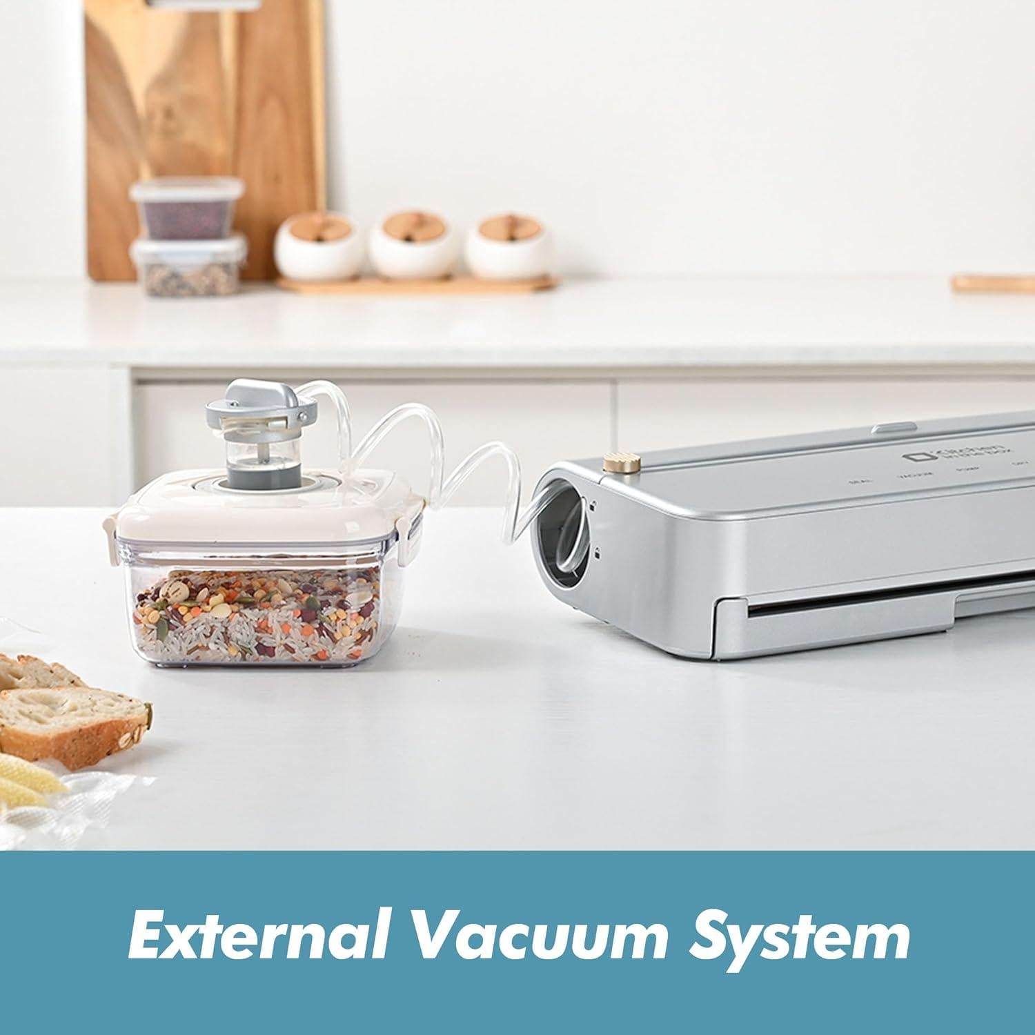 Selladora al Vacío Cocina en la Caja VS2035 Plata 120W