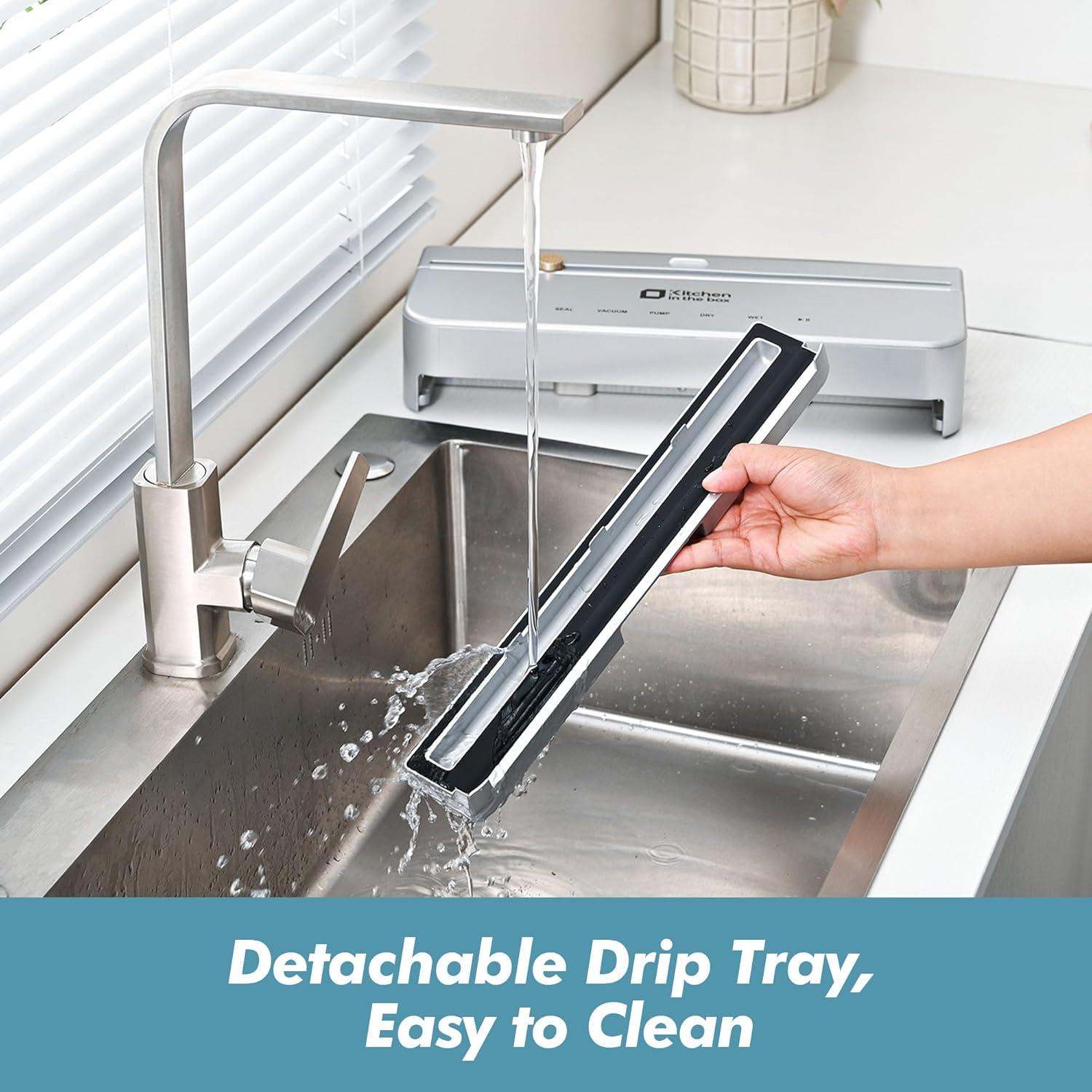 Selladora al Vacío Cocina en la Caja VS2035 Plata 120W