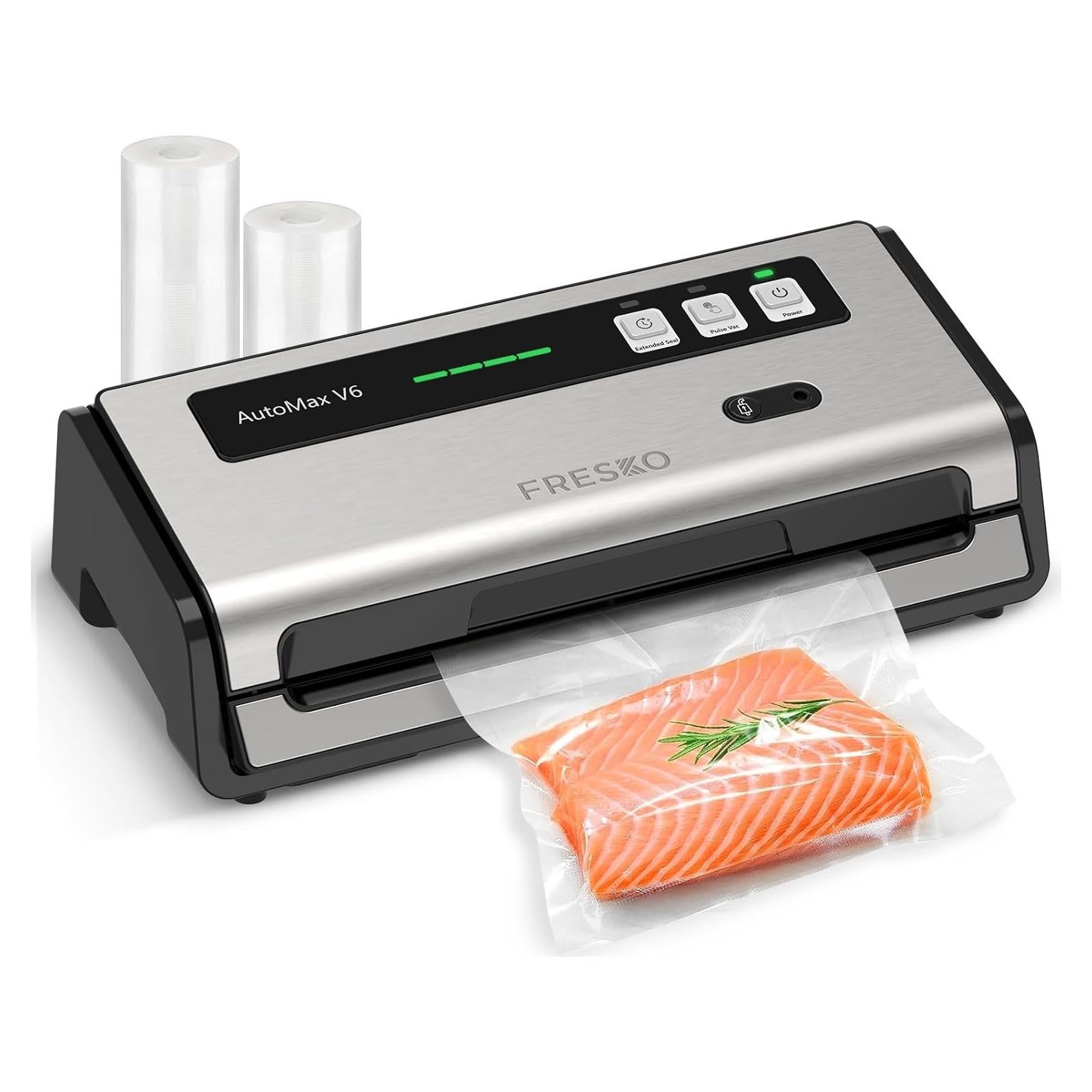 Sellador al Vacío FRESKO V6 Automático con Cortador y 2 Rollos