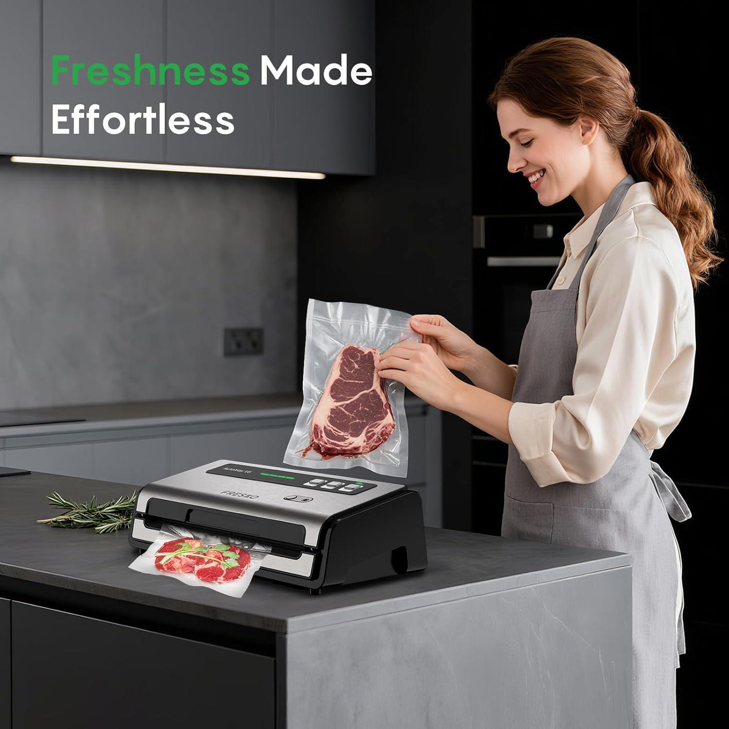 Sellador al Vacío FRESKO V6 Automático con Cortador y 2 Rollos