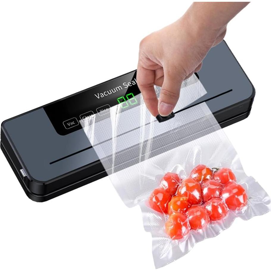 Sellador al vacío Lwuey 5 en 1 con 50 bolsas 17x25 cm