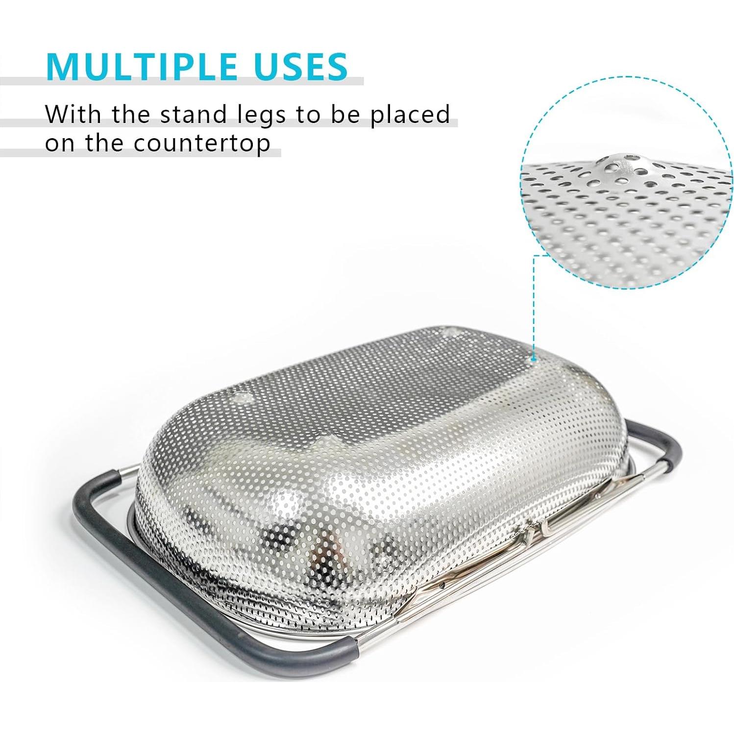 Colador de acero inoxidable REDANT expandible 38-54 cm