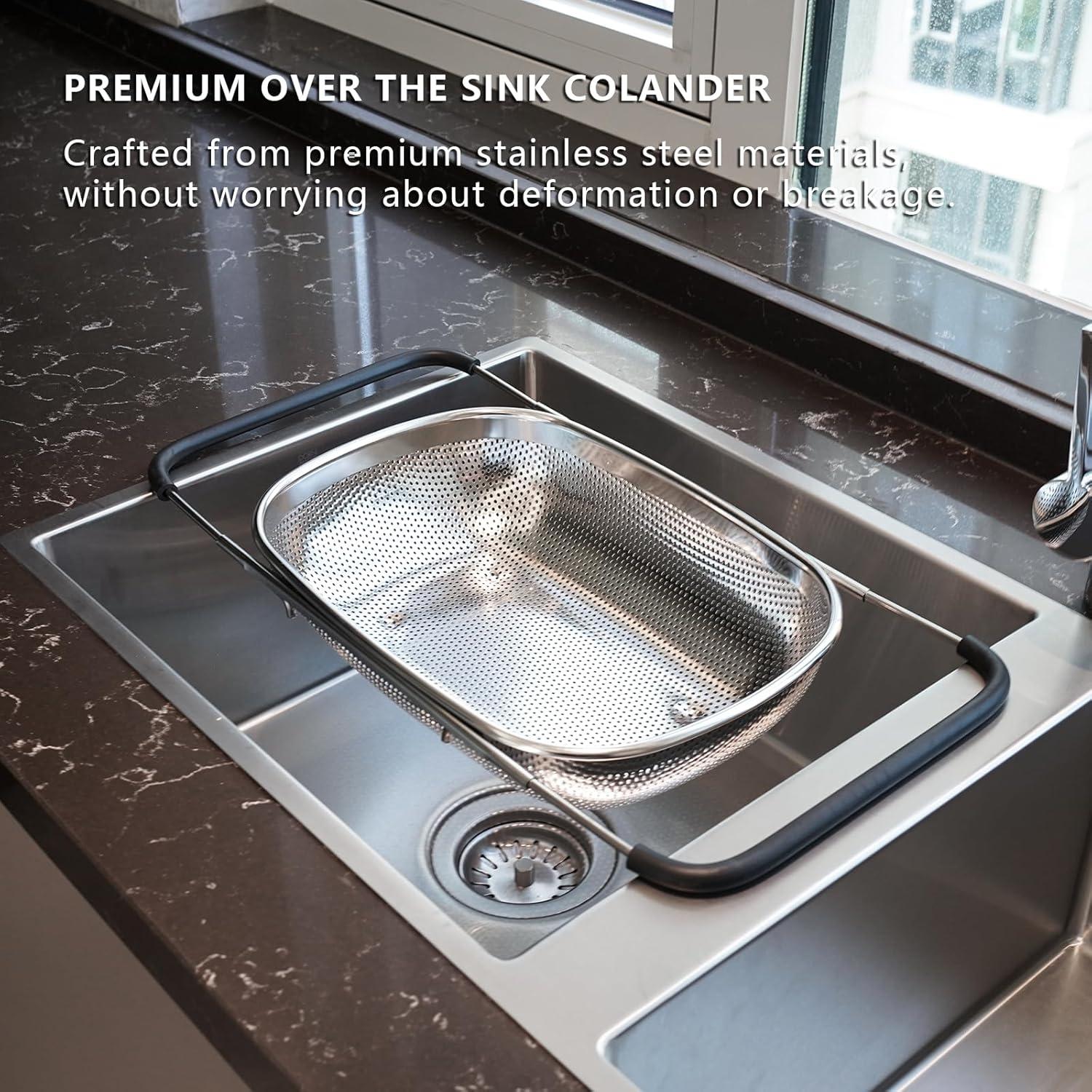 Colador de acero inoxidable REDANT expandible 38-54 cm