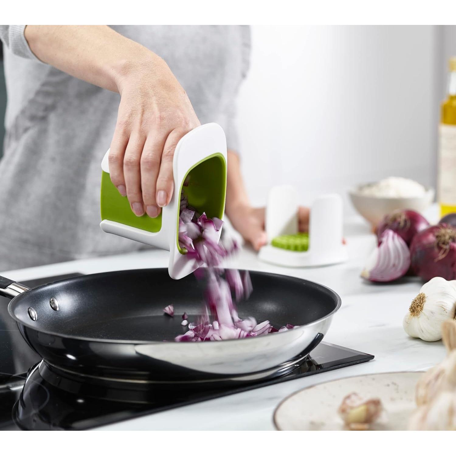 Picador de Verduras Joseph Joseph ChopCup, Cuchillas de Acero Inoxidable