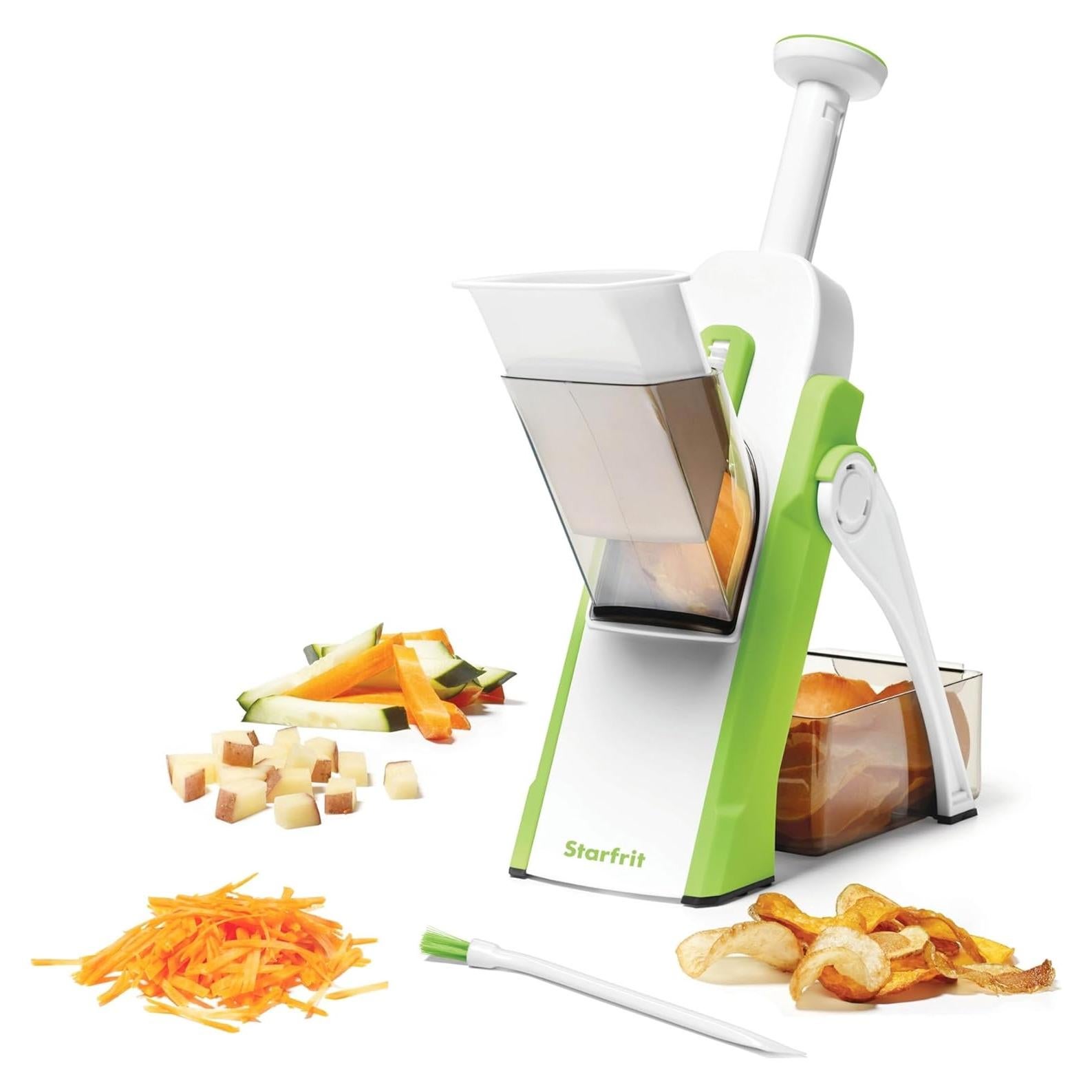 Mandolina Vertical Starfrit Pump'n'Slice - Picadora Ajustable 0.5-8mm