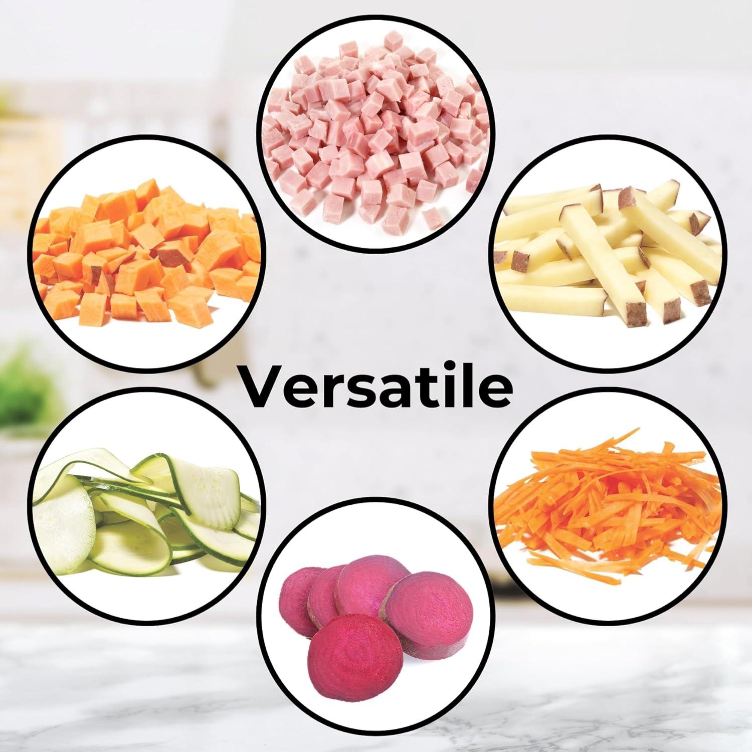 Mandolina Vertical Starfrit Pump'n'Slice - Picadora Ajustable 0.5-8mm