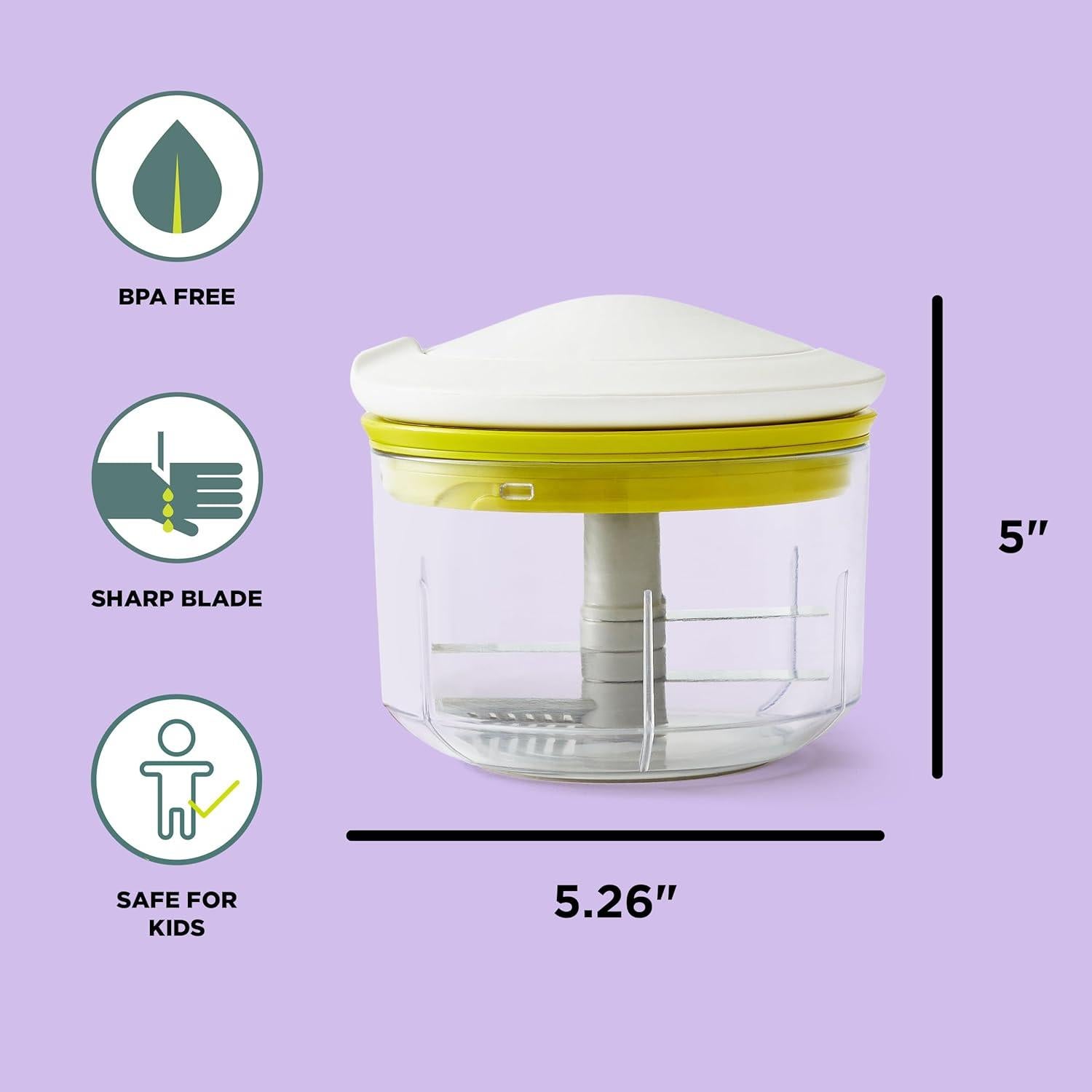 Picador de Alimentos Manual Chef'n VeggiChop 0.9L Blanco