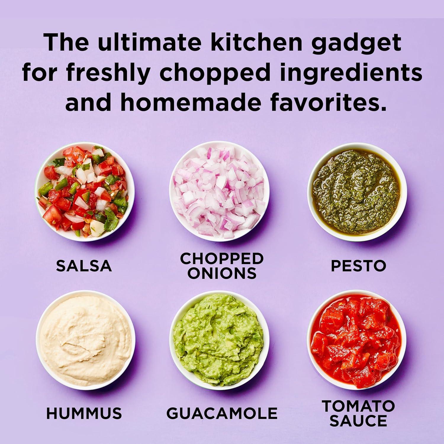 Picador de Alimentos Manual Chef'n VeggiChop 0.9L Blanco