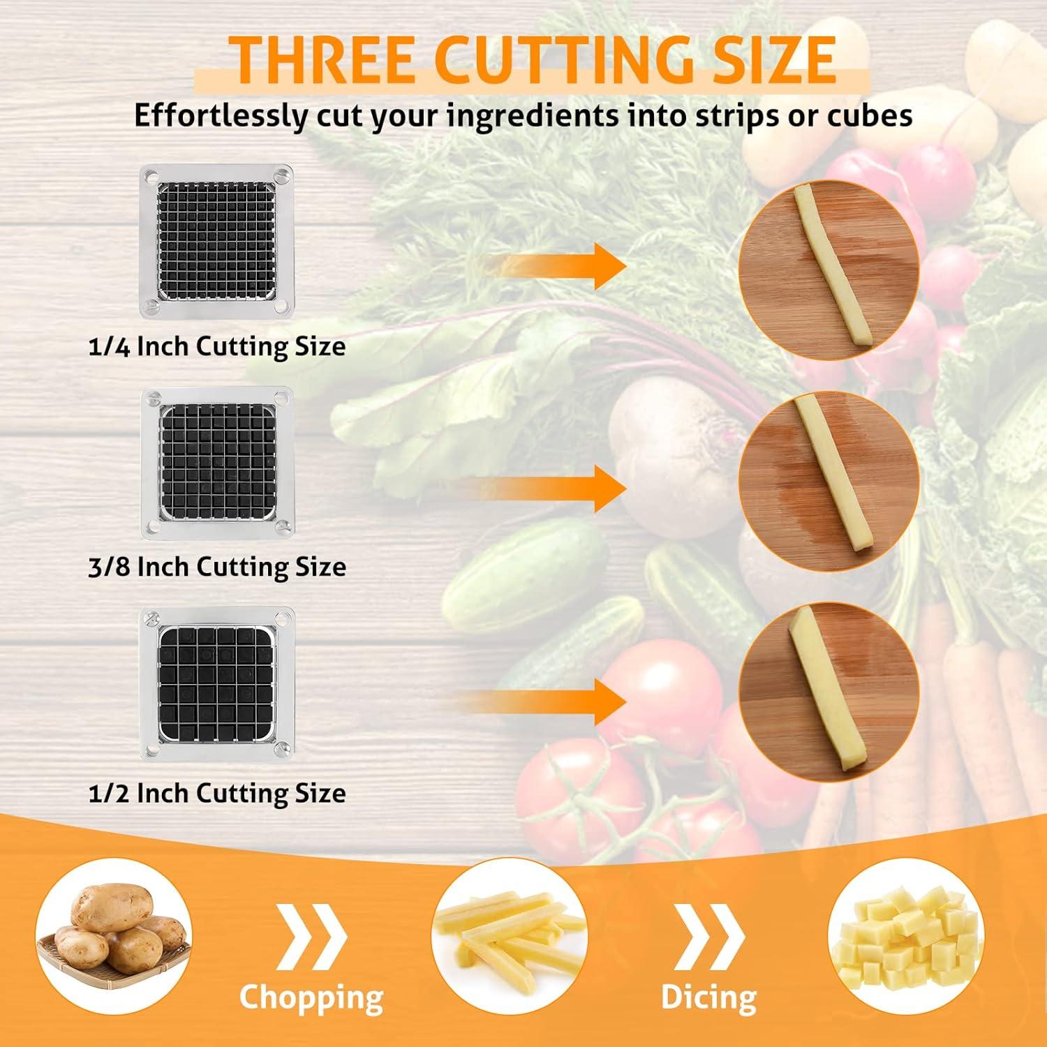 Cuchilla Picadora de Verduras WICHEMI 3/8" Acero Inoxidable