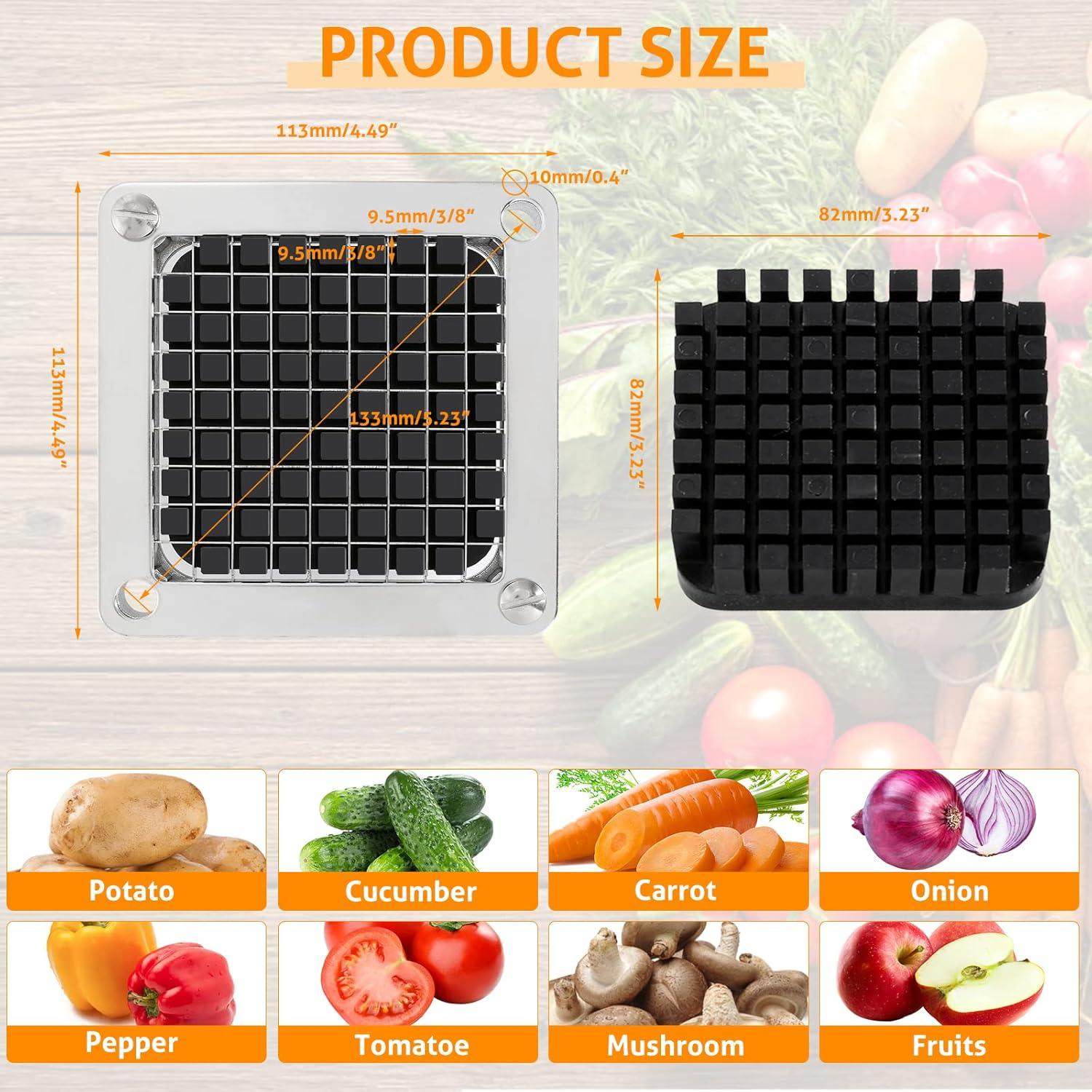 Cuchilla Picadora de Verduras WICHEMI 3/8" Acero Inoxidable