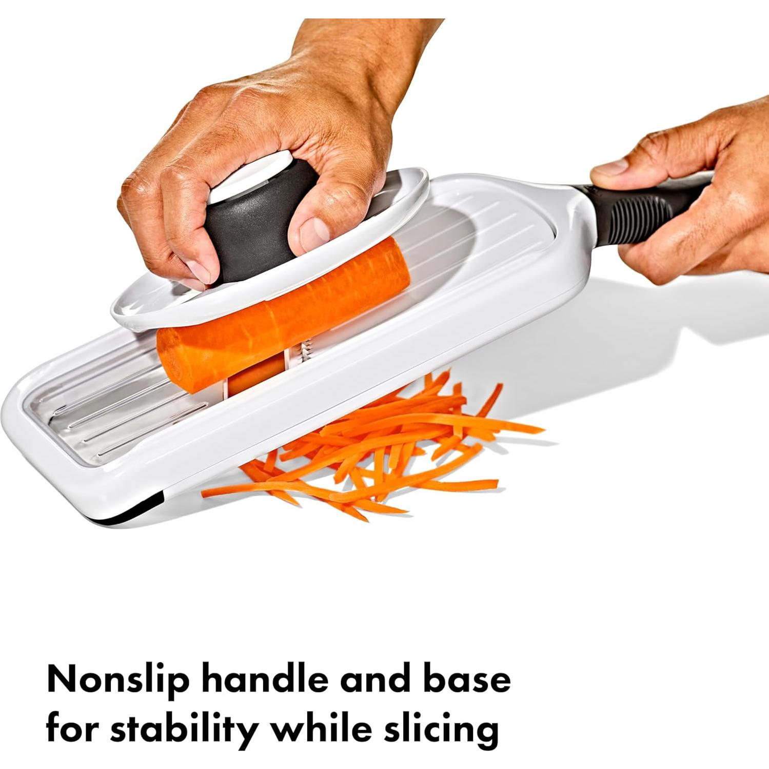 Mandolina de Mano OXO Good Grips con 5 Grosor Ajustable