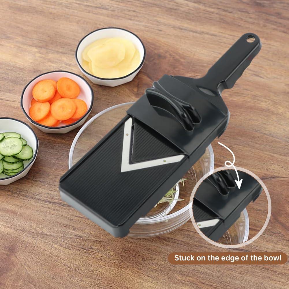 Cortador de Verduras Mandolina JIANWEI 32x10cm Negro