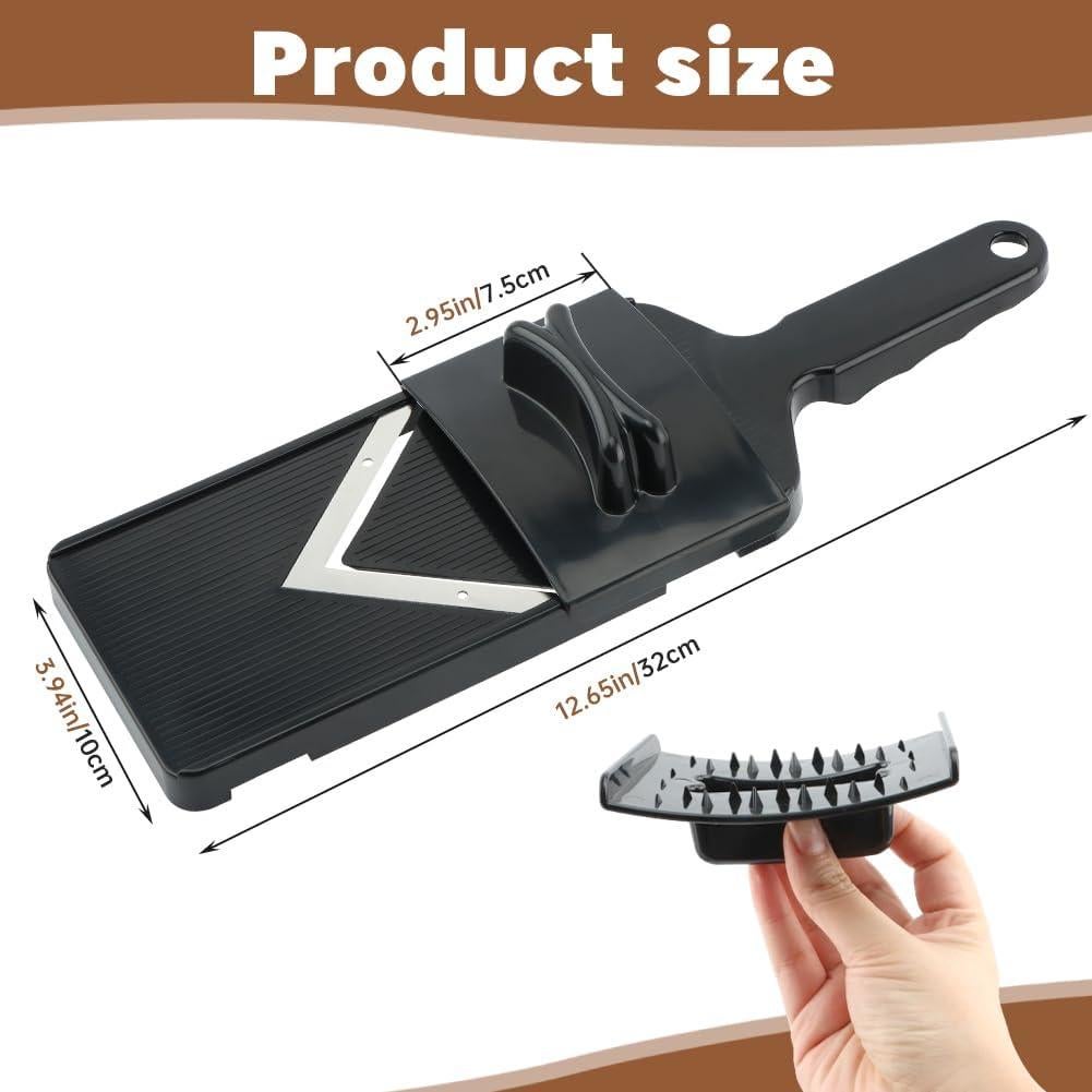 Cortador de Verduras Mandolina JIANWEI 32x10cm Negro