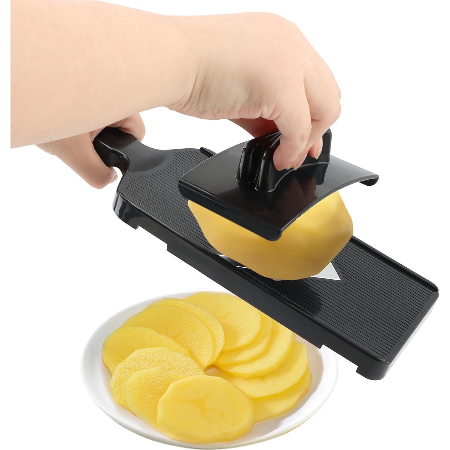 Cortador de Verduras Mandolina JIANWEI 32x10cm Negro