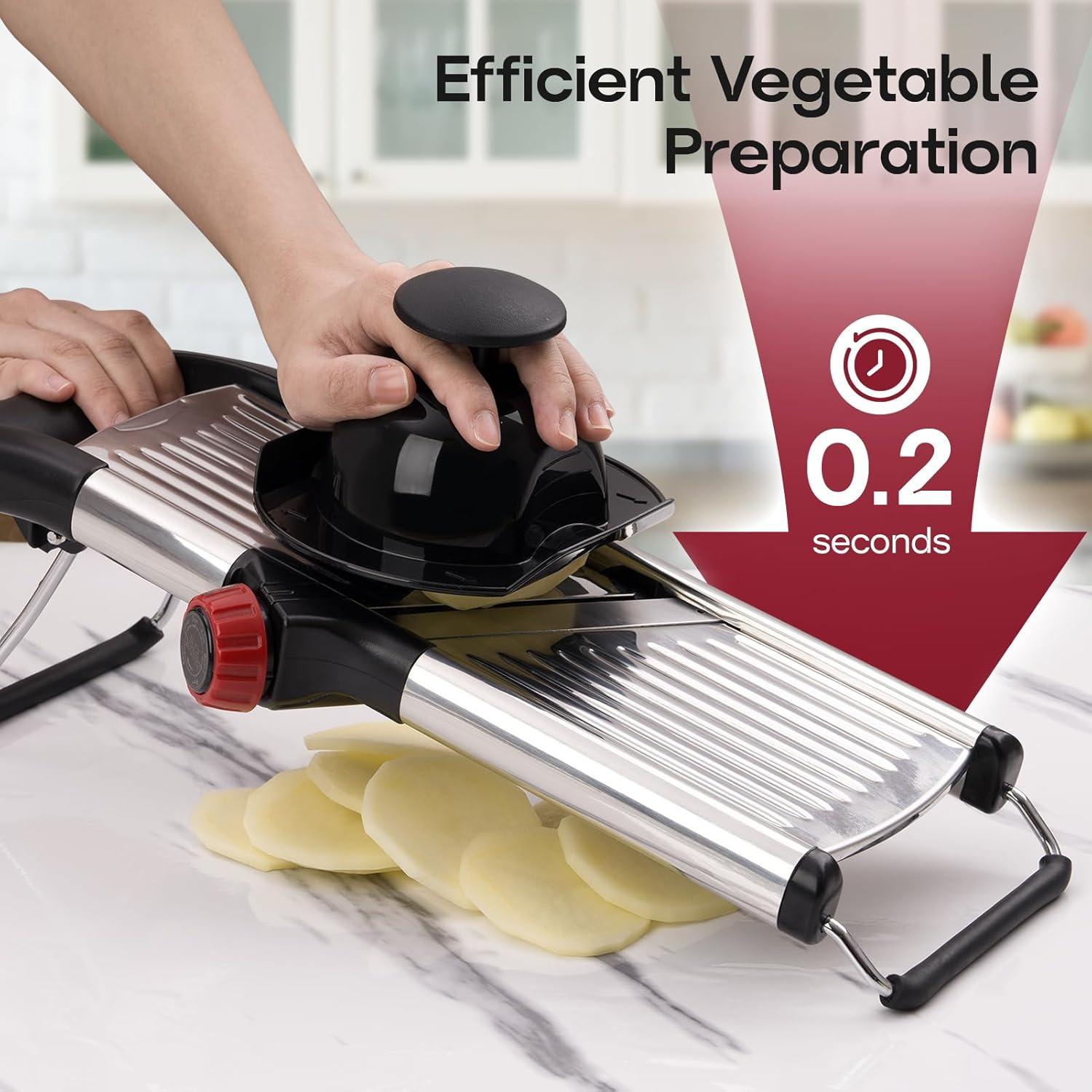 Cortador Mandolina Ajustable X Home Acero Inoxidable 42cm