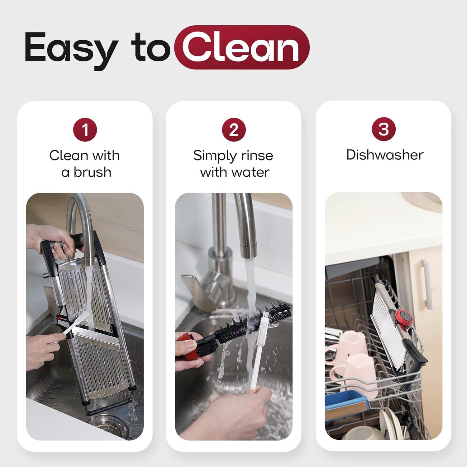 Cortador Mandolina Ajustable X Home Acero Inoxidable 42cm