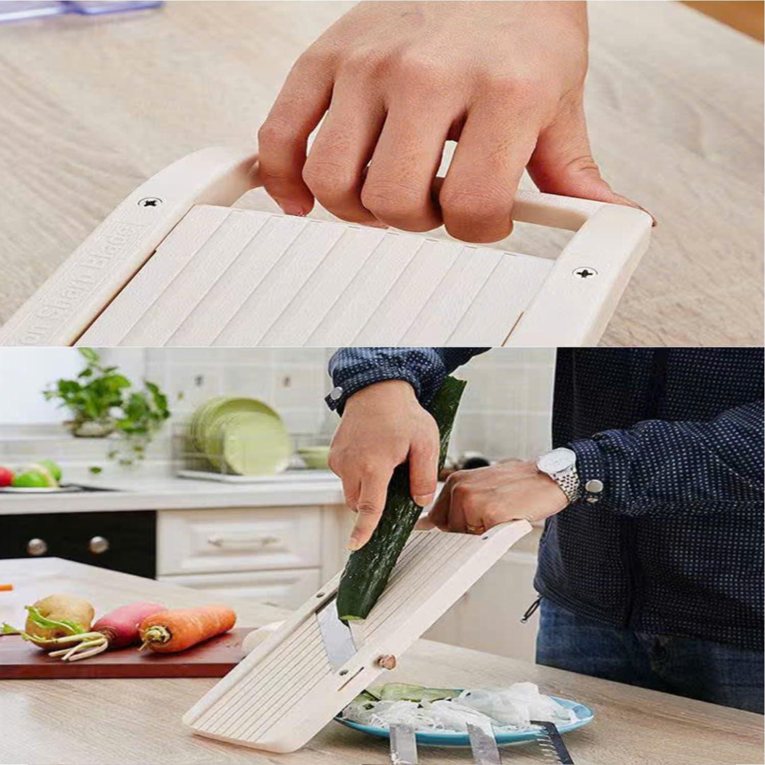 Cortador de Mandolina Profesional GILINIMY con 4 Cuchillas