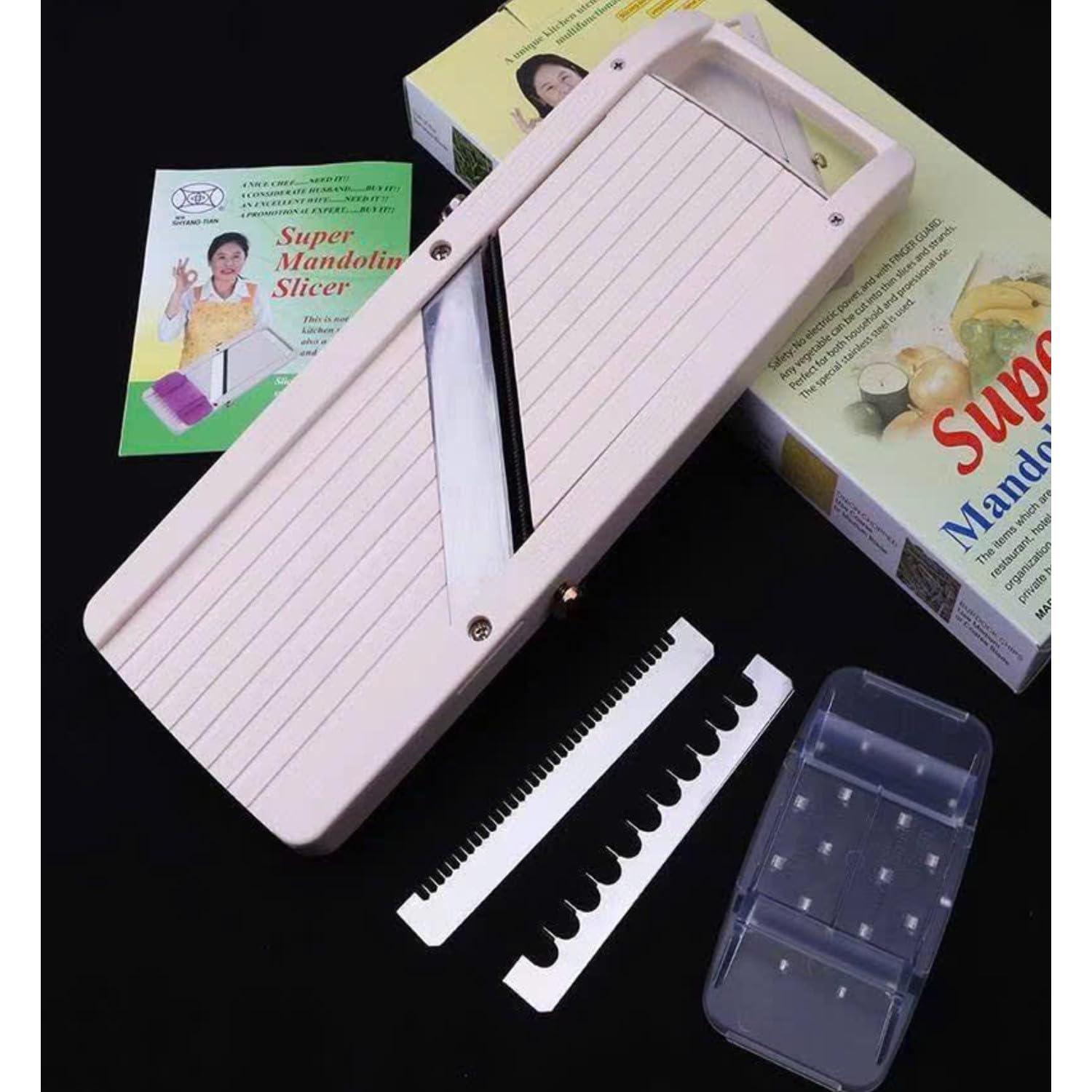 Cortador de Mandolina Profesional GILINIMY con 4 Cuchillas