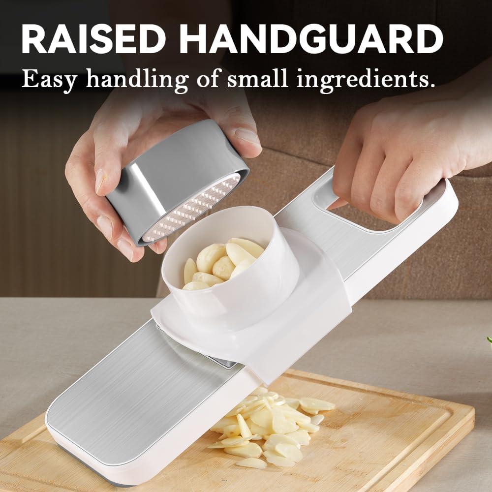 Cortador de Mandolina KEOUKE Acero Inoxidable 6 Cuchillas