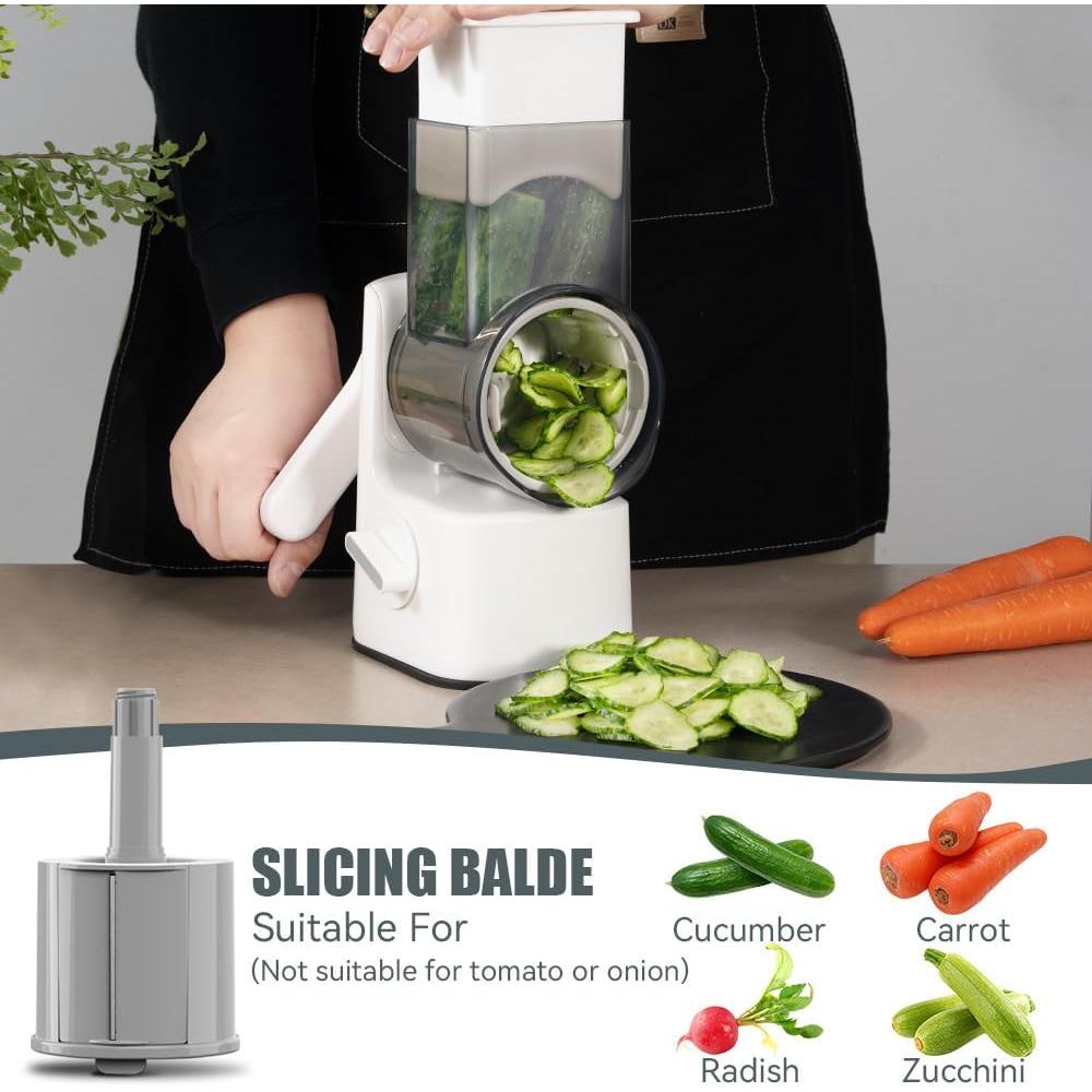 Rebanador de Verduras Mandolina Maxceysen 3 en 1 con Cuchillas