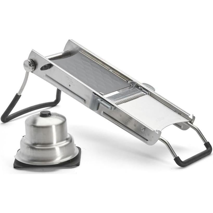 Mandolina De Buyer Revolución Maestra - Acero Inoxidable, 6 Cuchillas